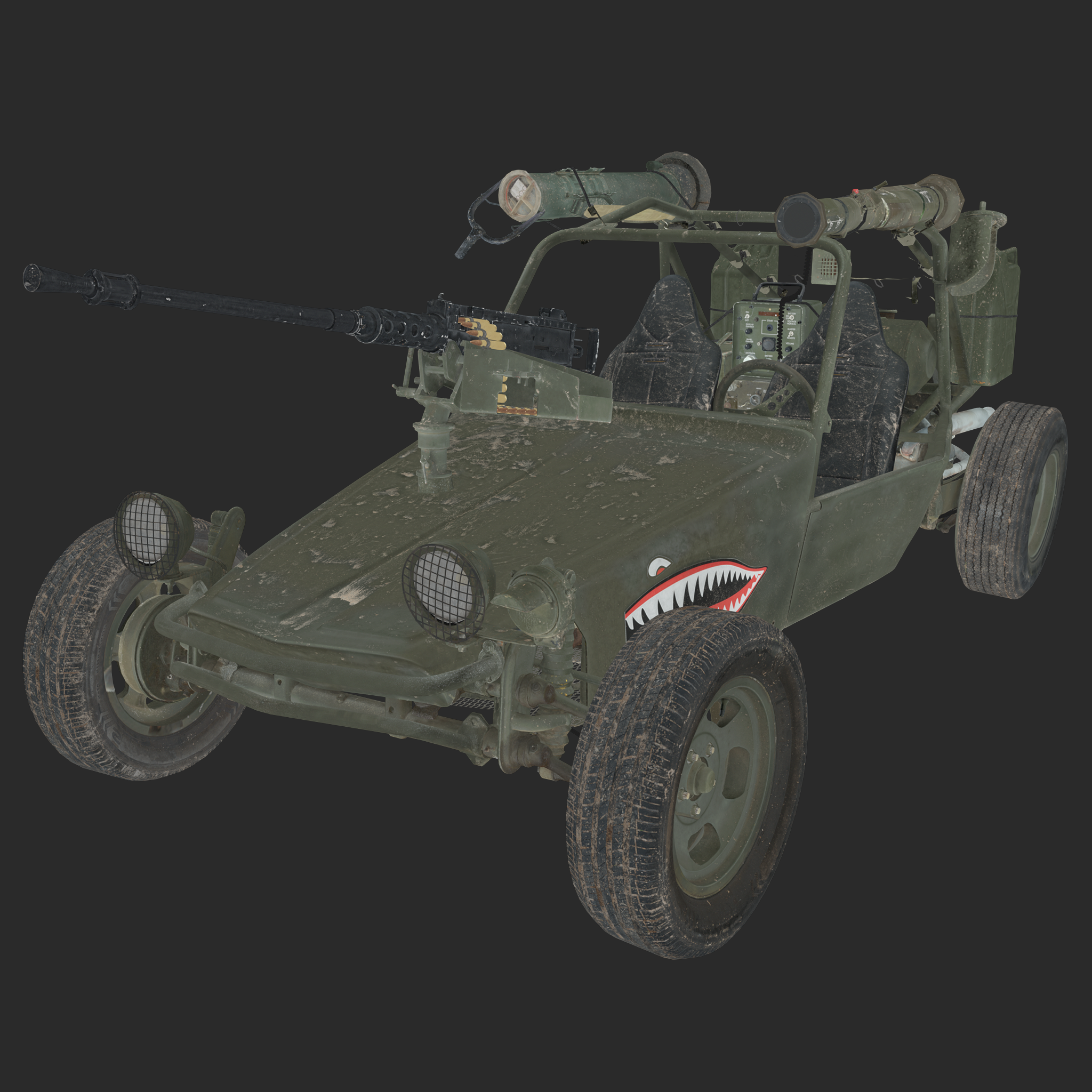 3D Desert Patrol Vehicle