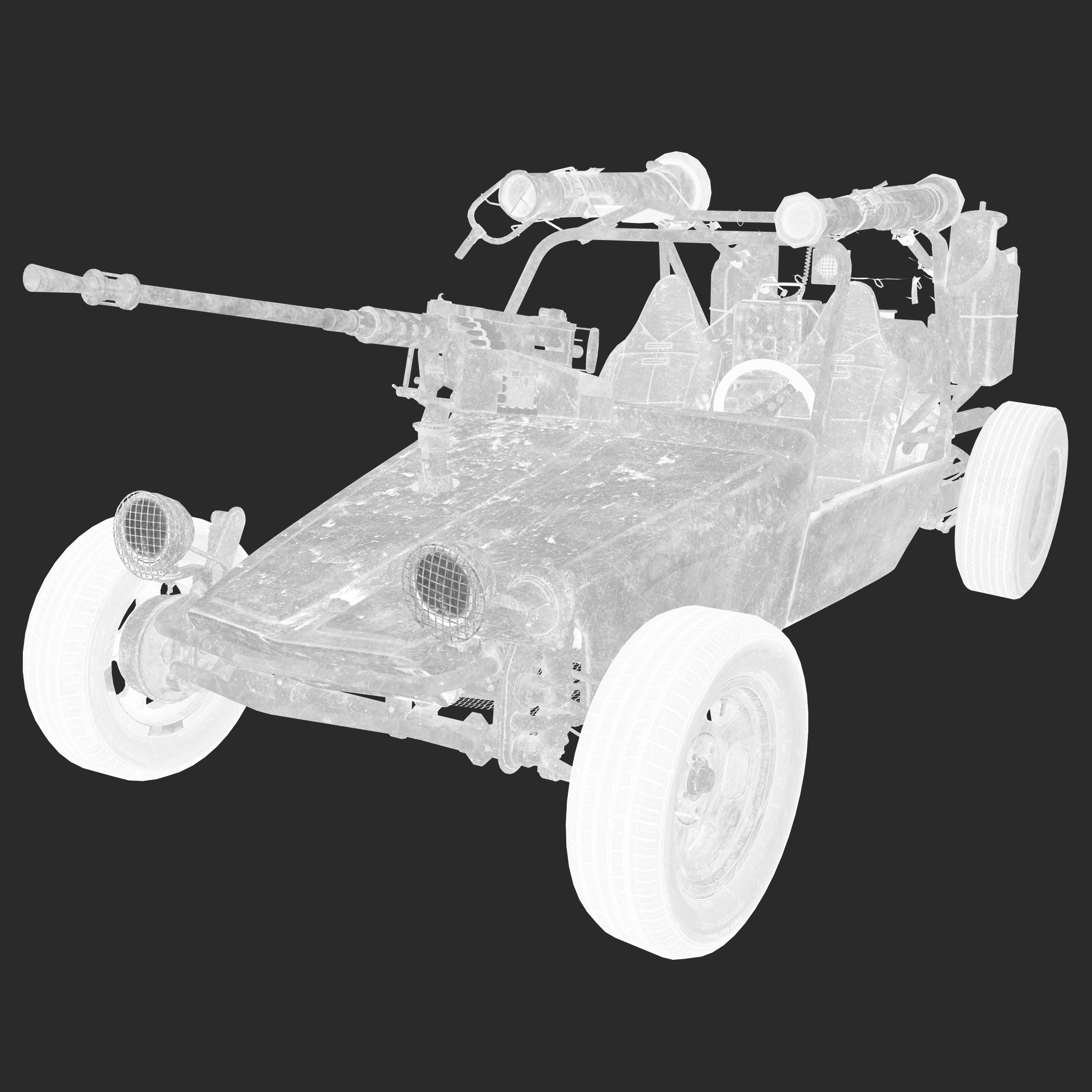 3D Desert Patrol Vehicle
