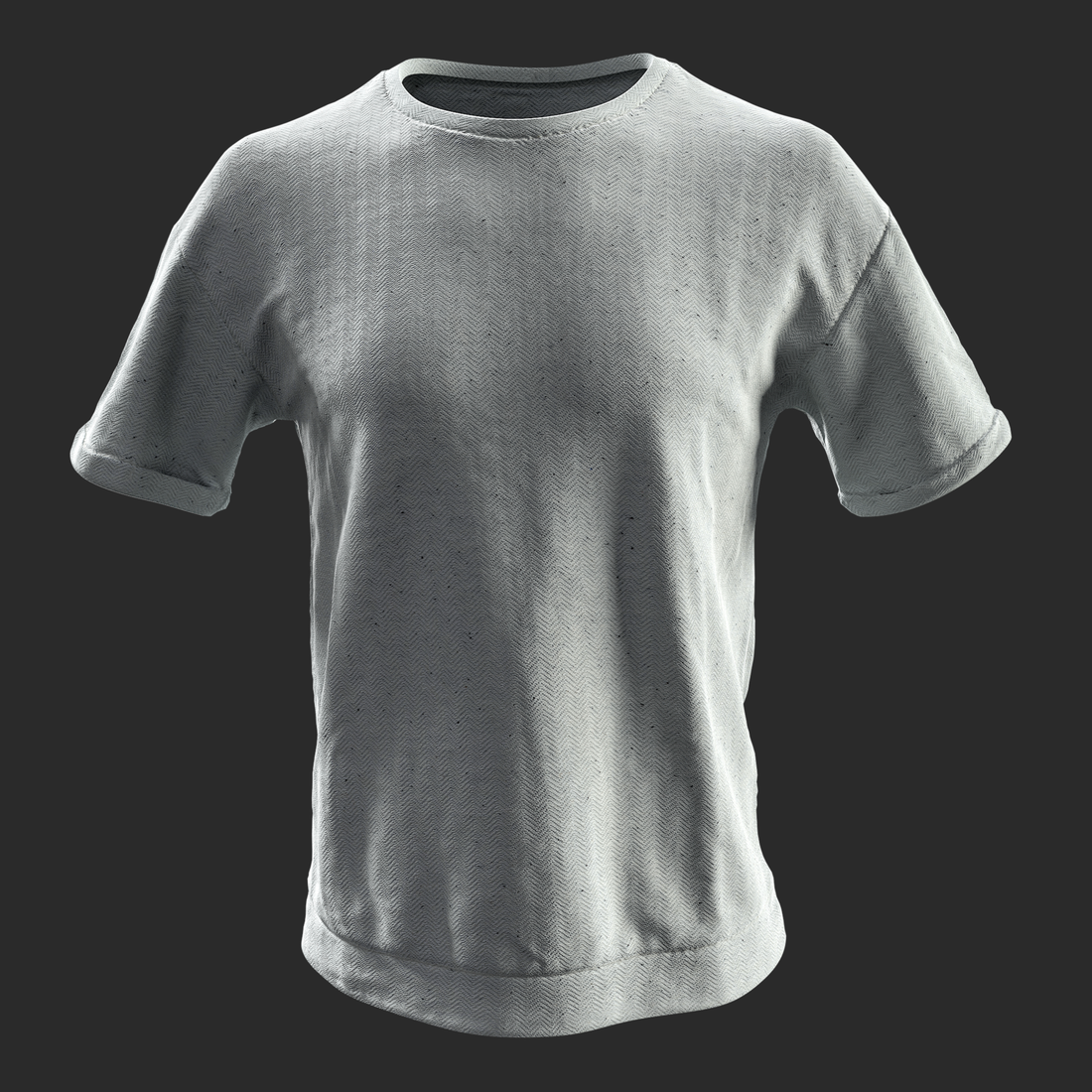 3D T-Shirt Herringbone front