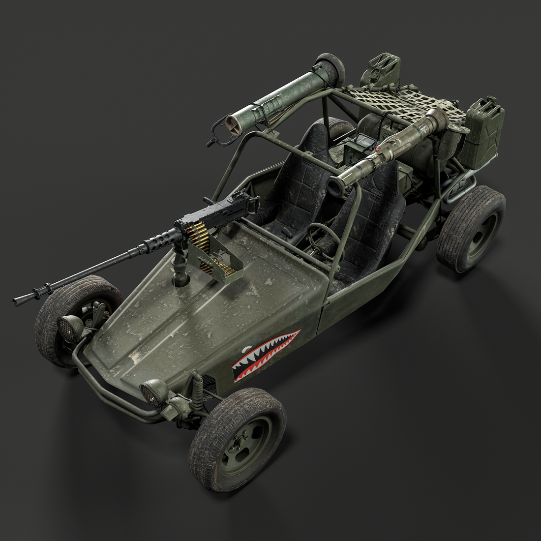 3D Desert Patrol Vehicle