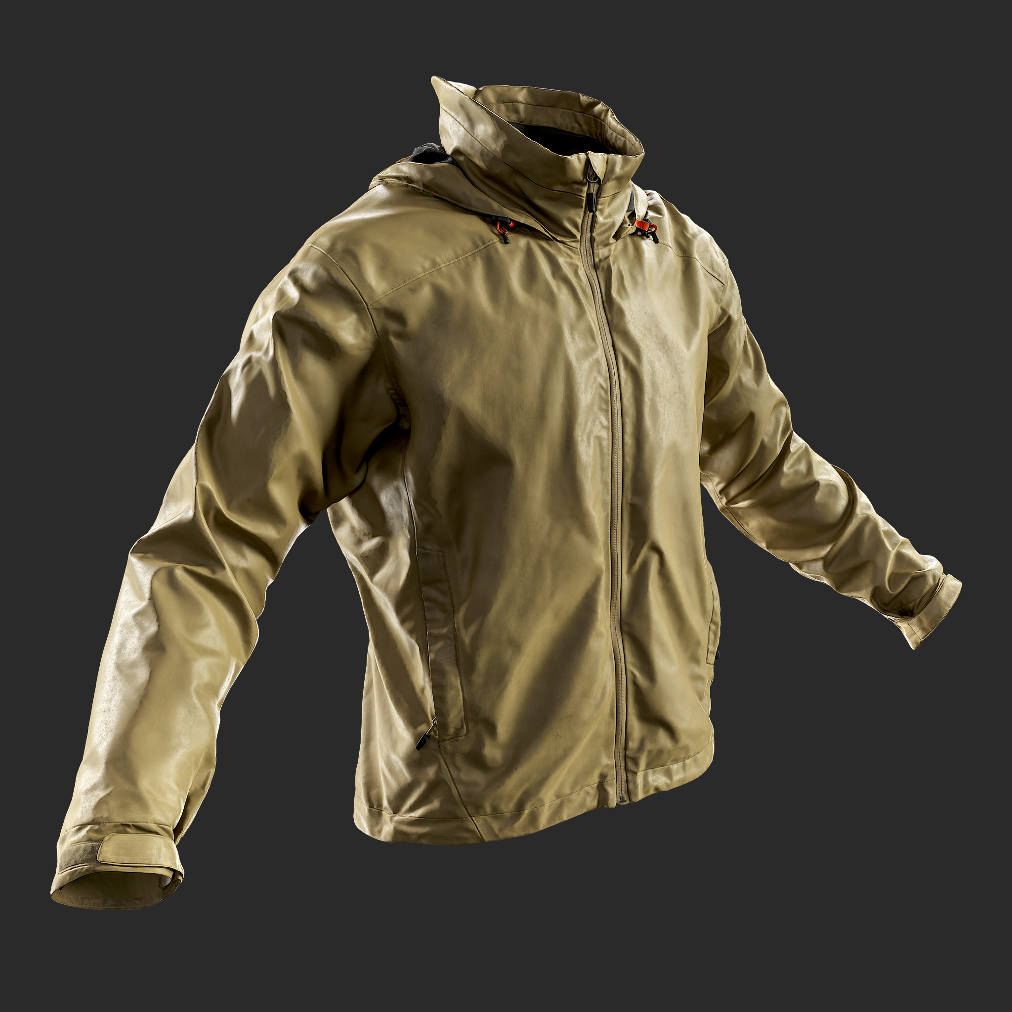3D Model Windstopper Jacket front right