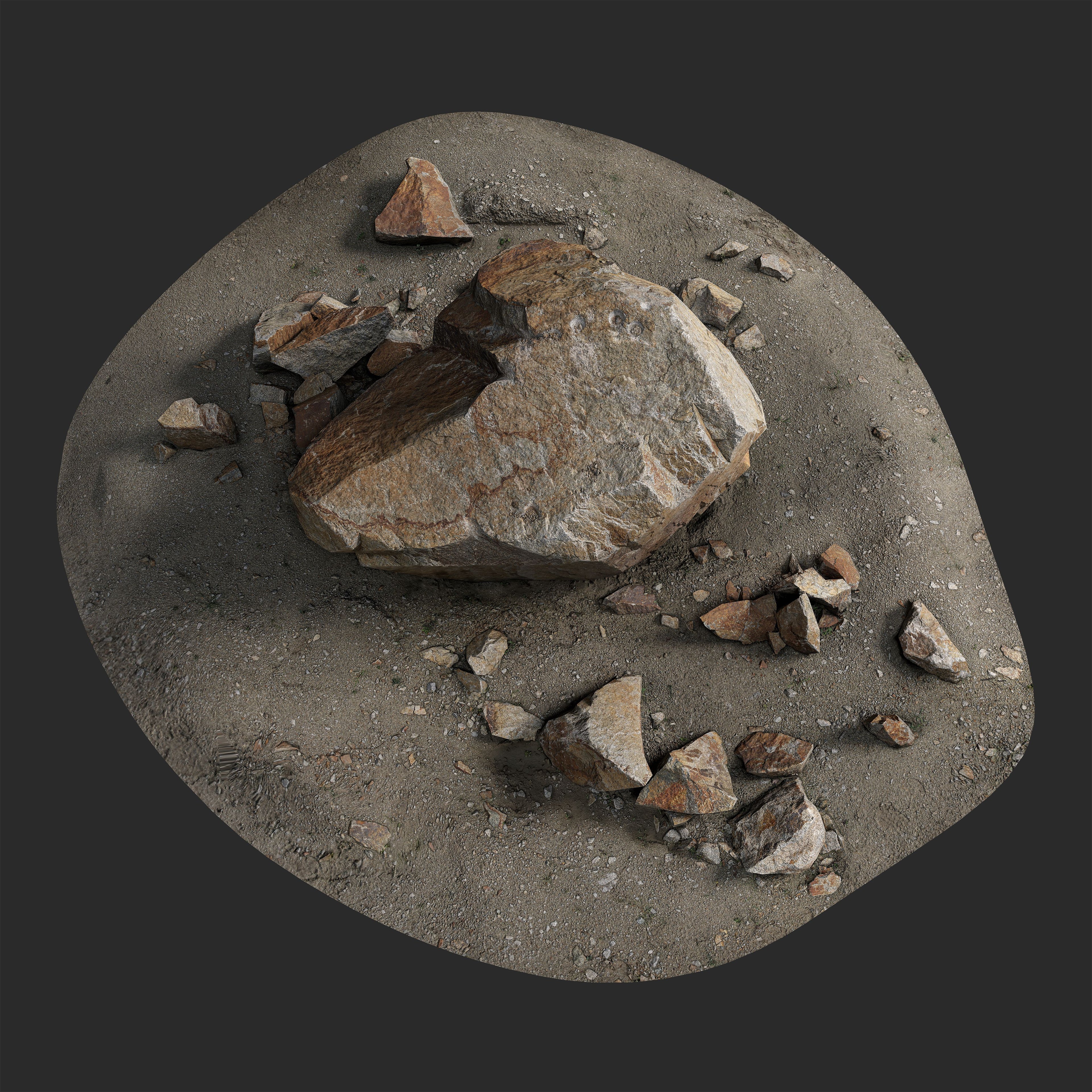 3D Rock Debris
