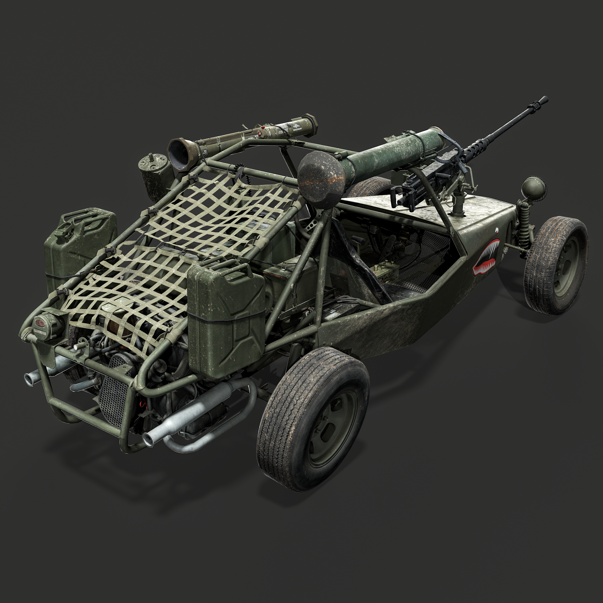 3D Desert Patrol Vehicle