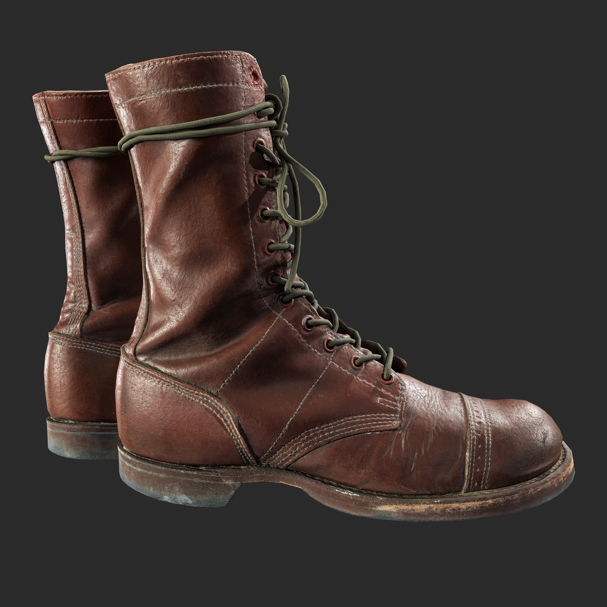 Paratrooper Jump Boots 3d model