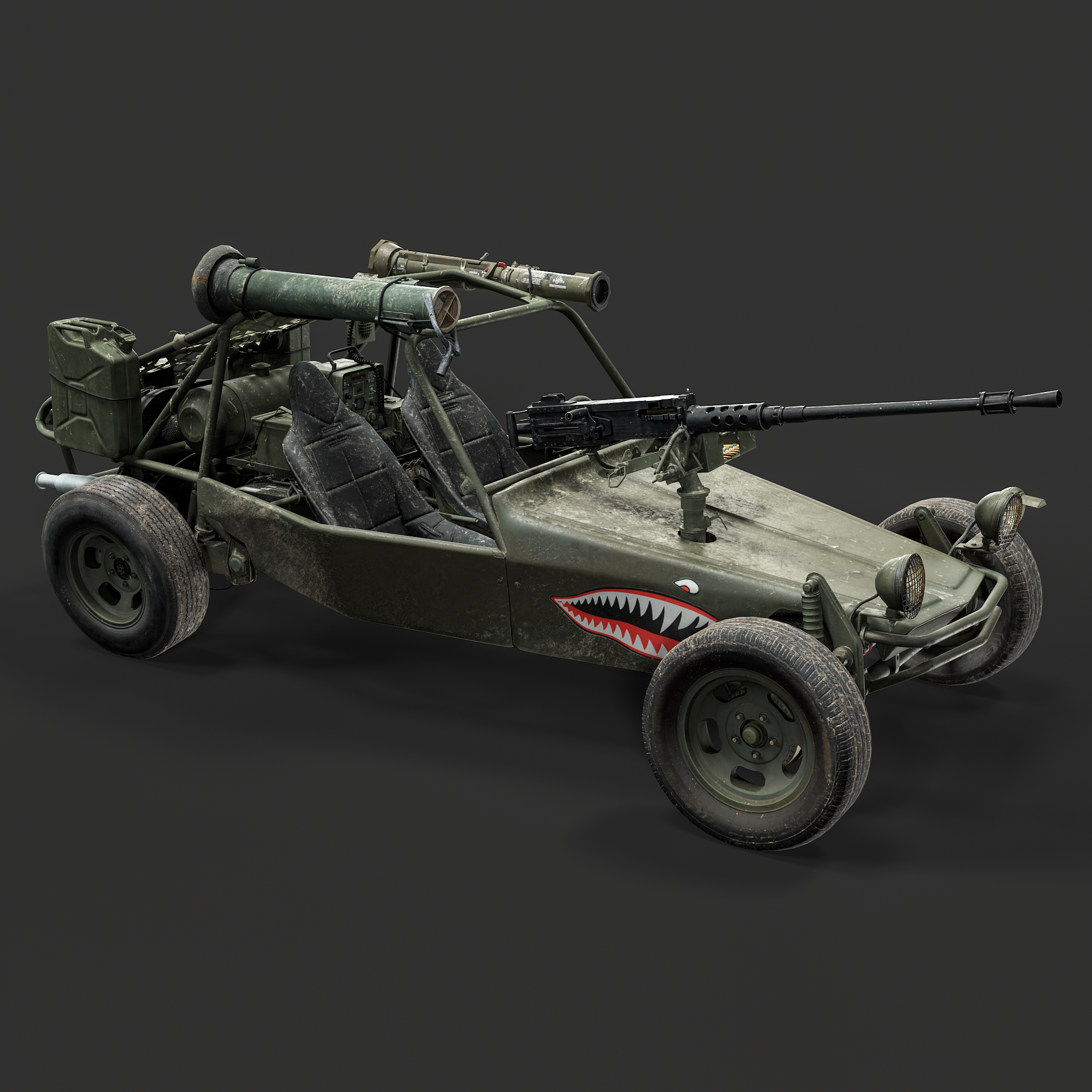3D Desert Patrol Vehicle