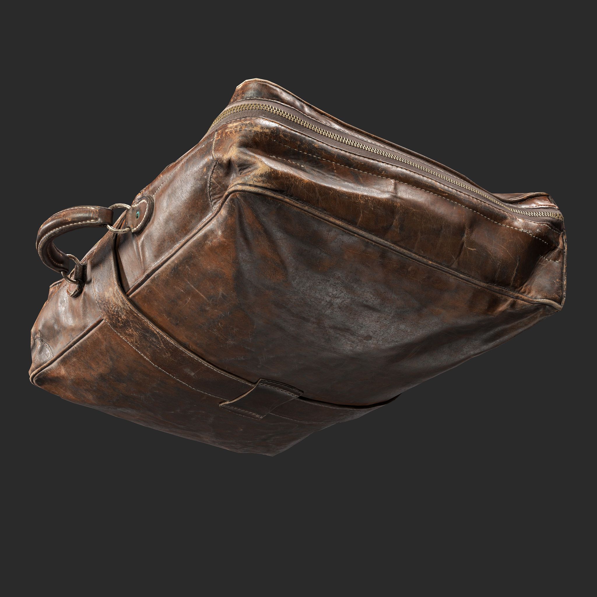 3D Leather Briefcase
