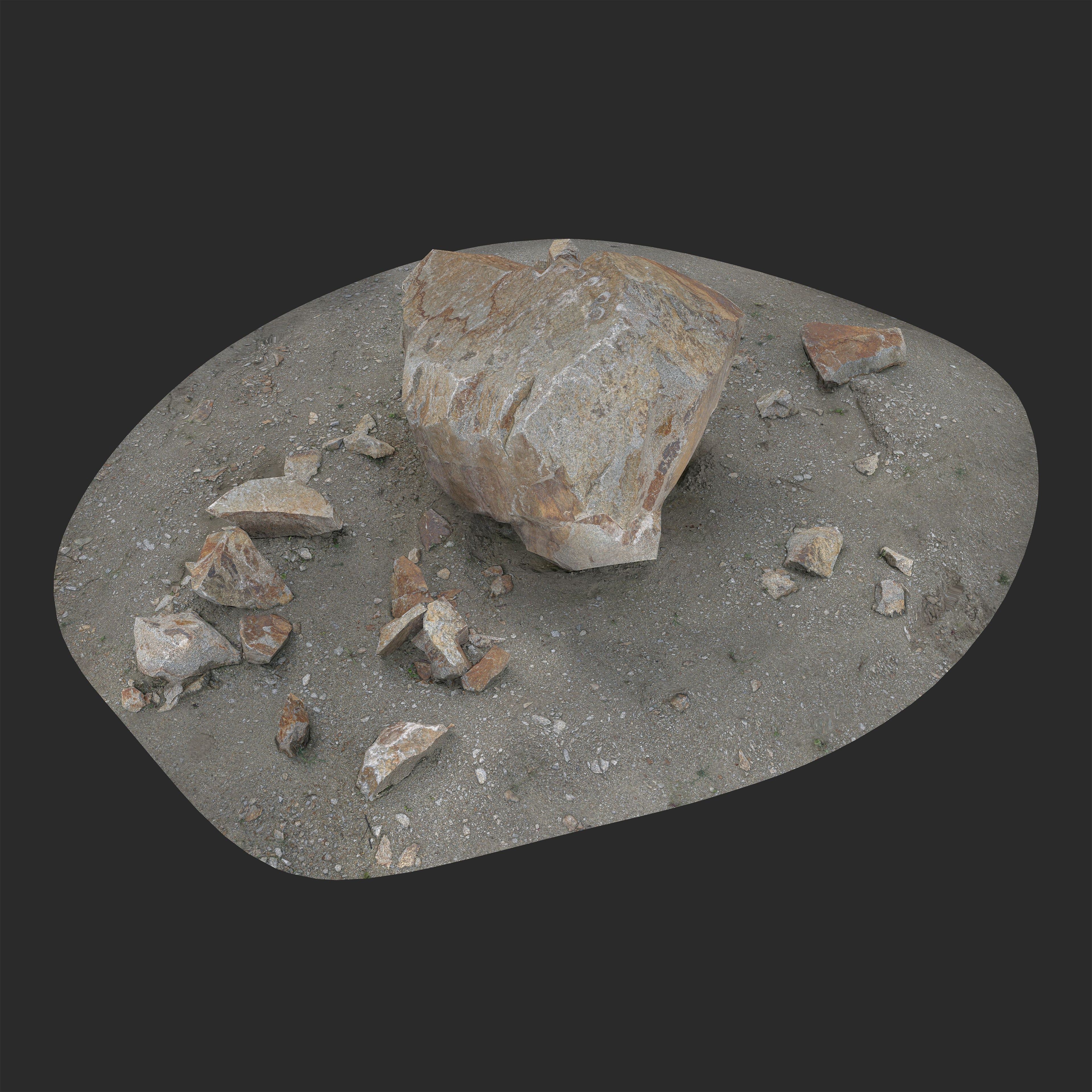 3D Rock Debris