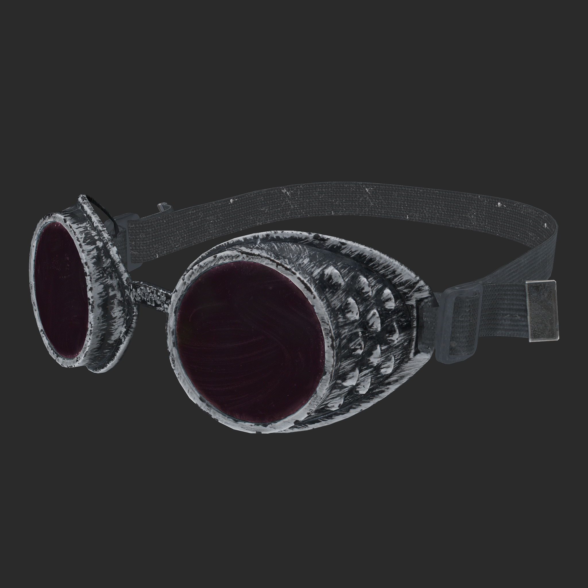 3D model of Steampunk Goggles albedo