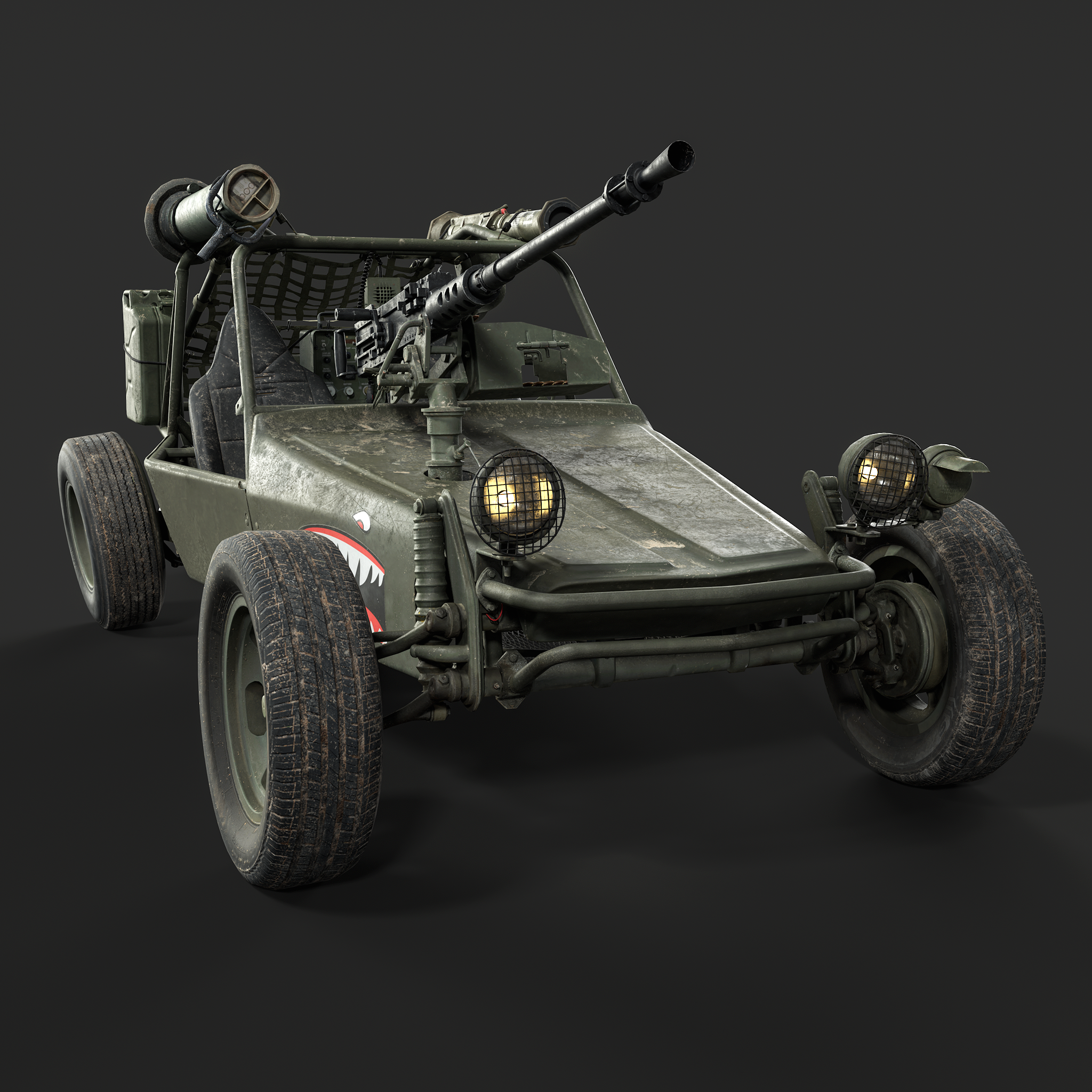 3D Desert Patrol Vehicle