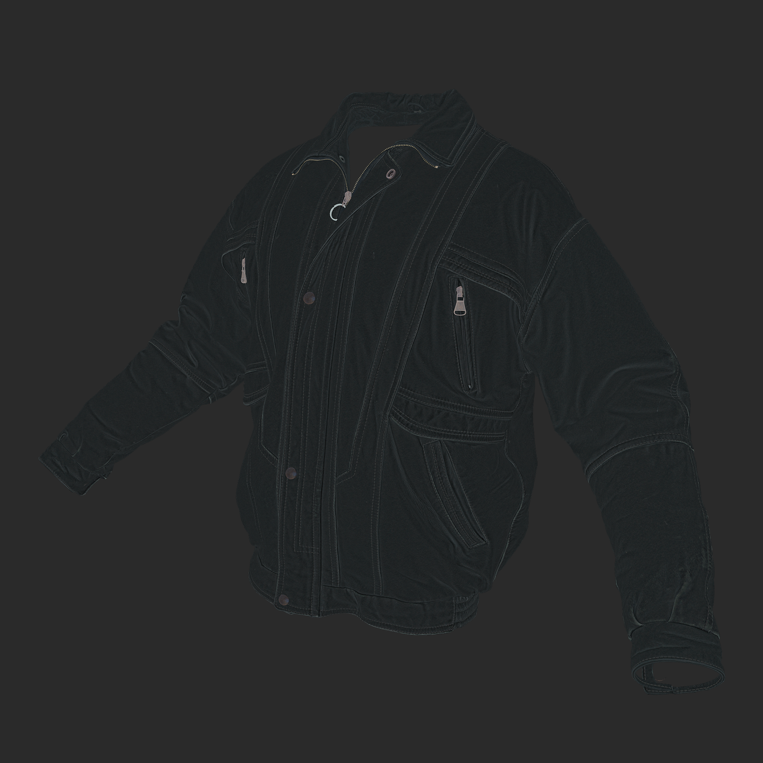 3D model Leather Snap Closure albedo