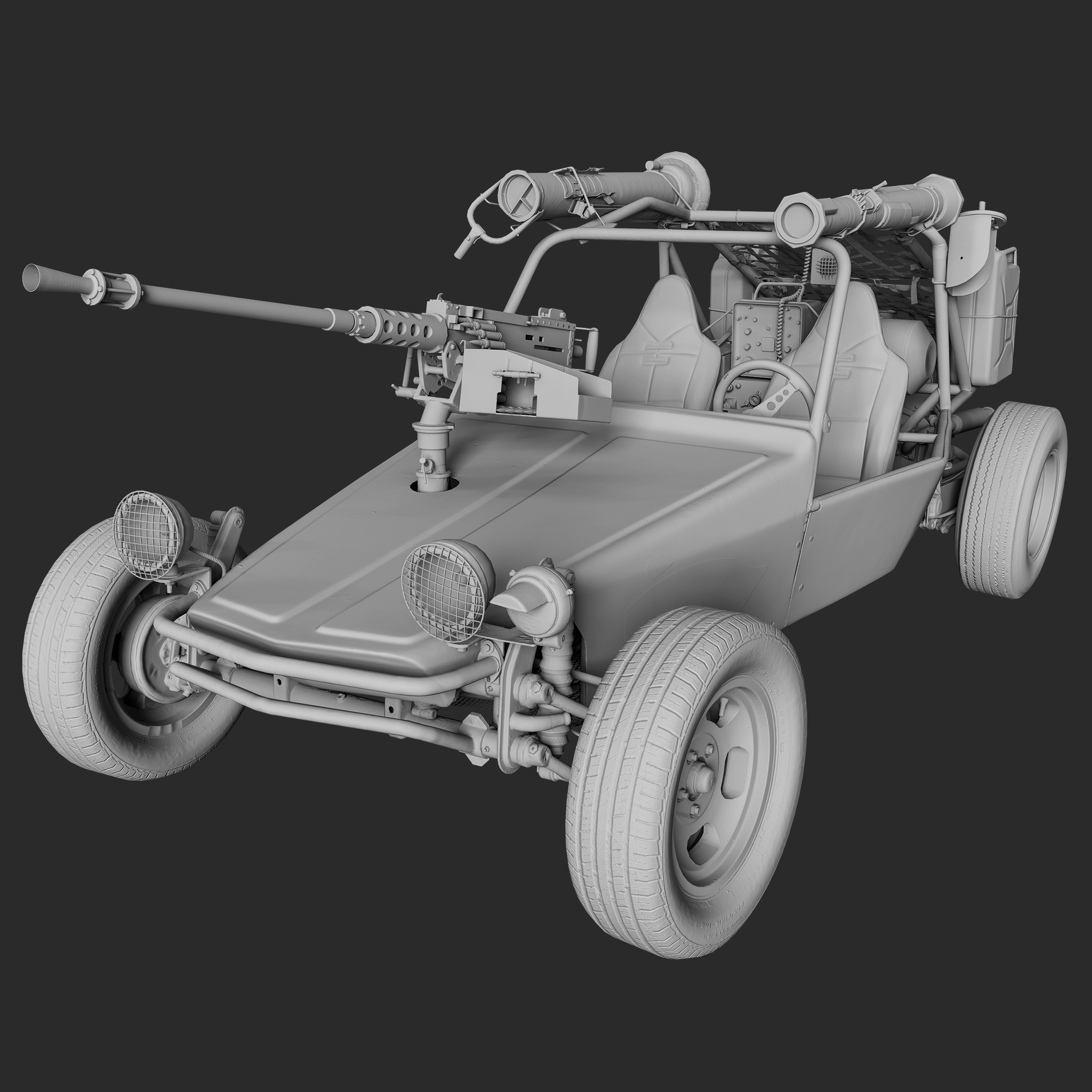 3D Desert Patrol Vehicle