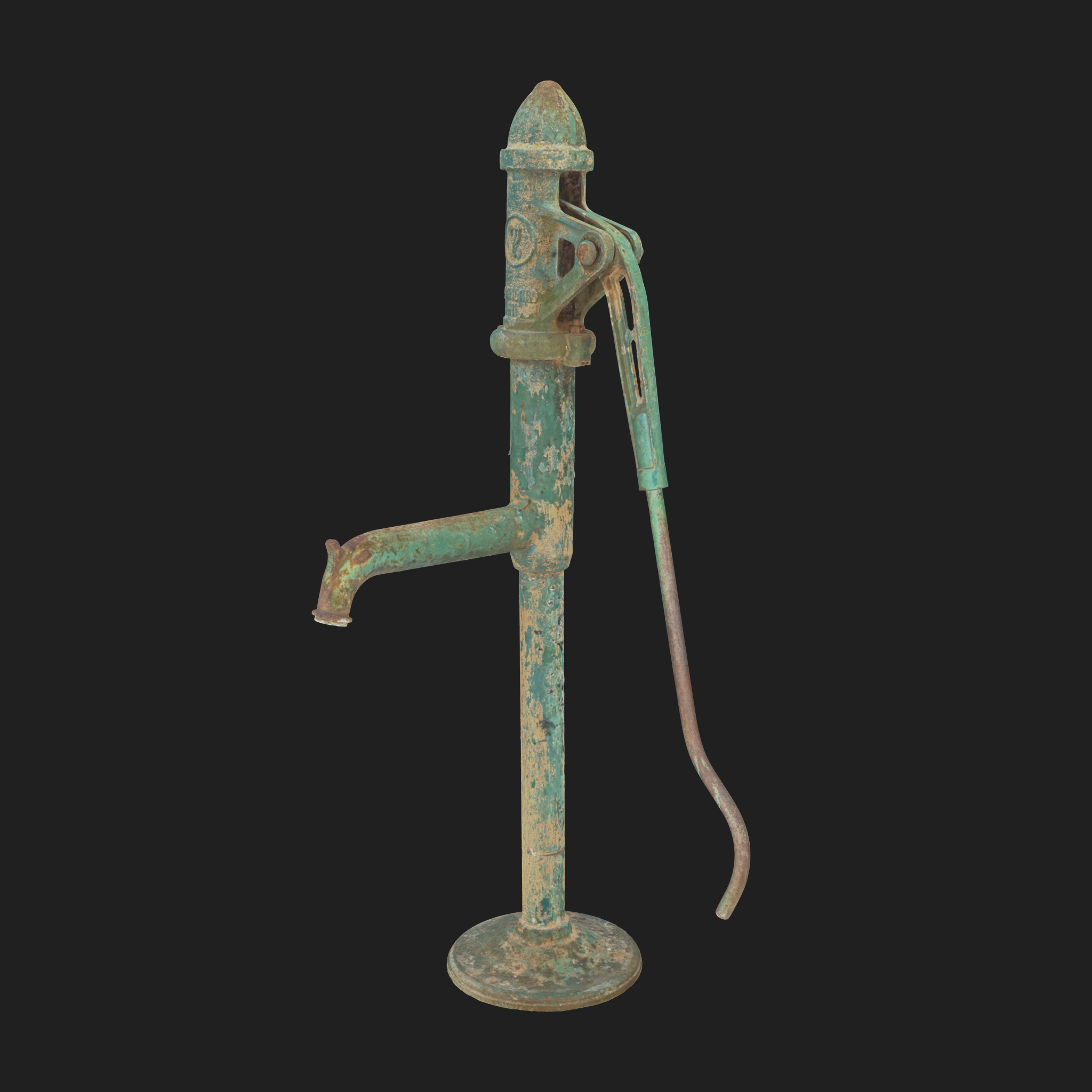 3D Vintage Hand Water Pump