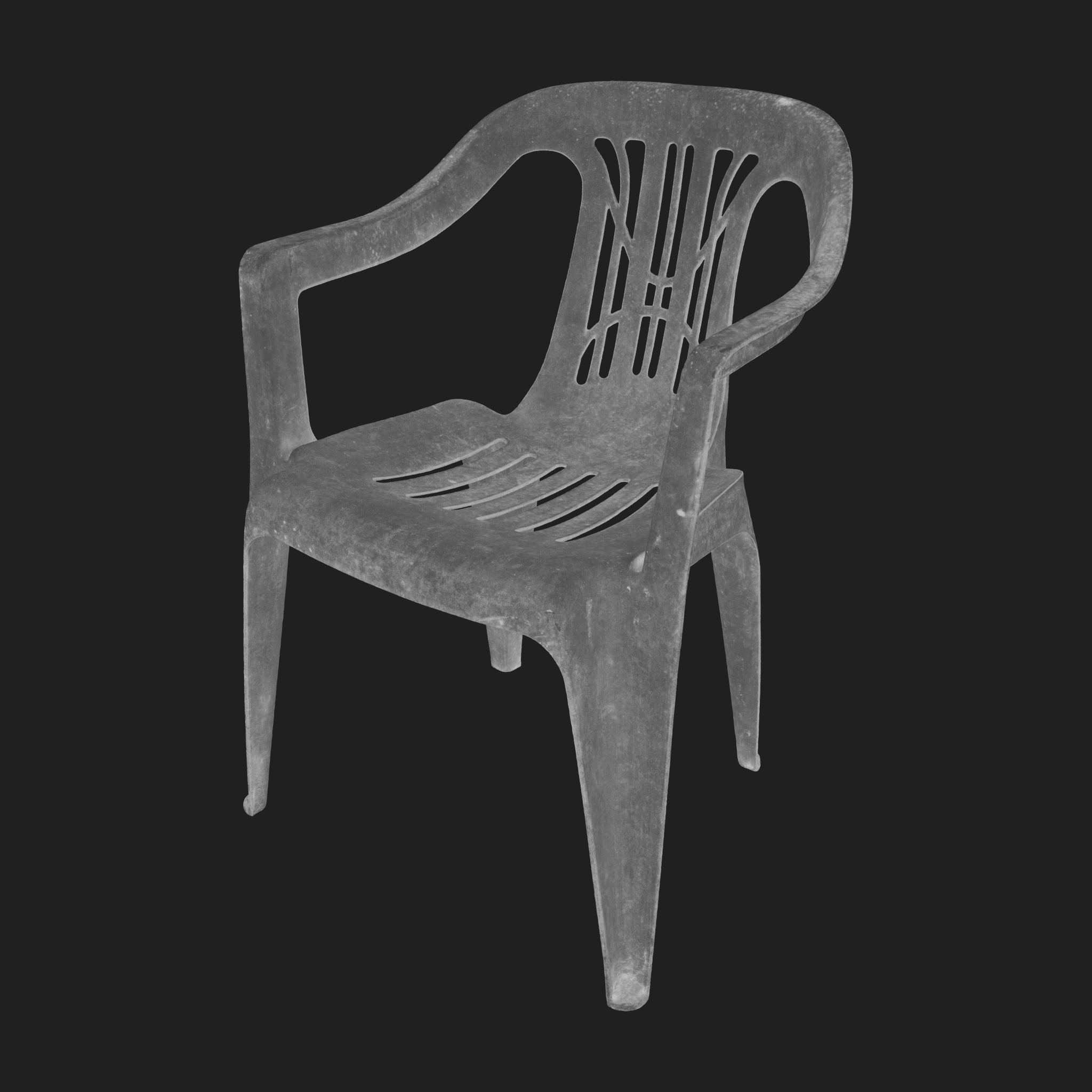 3D Furniture: Plastic Chair FOR FREE