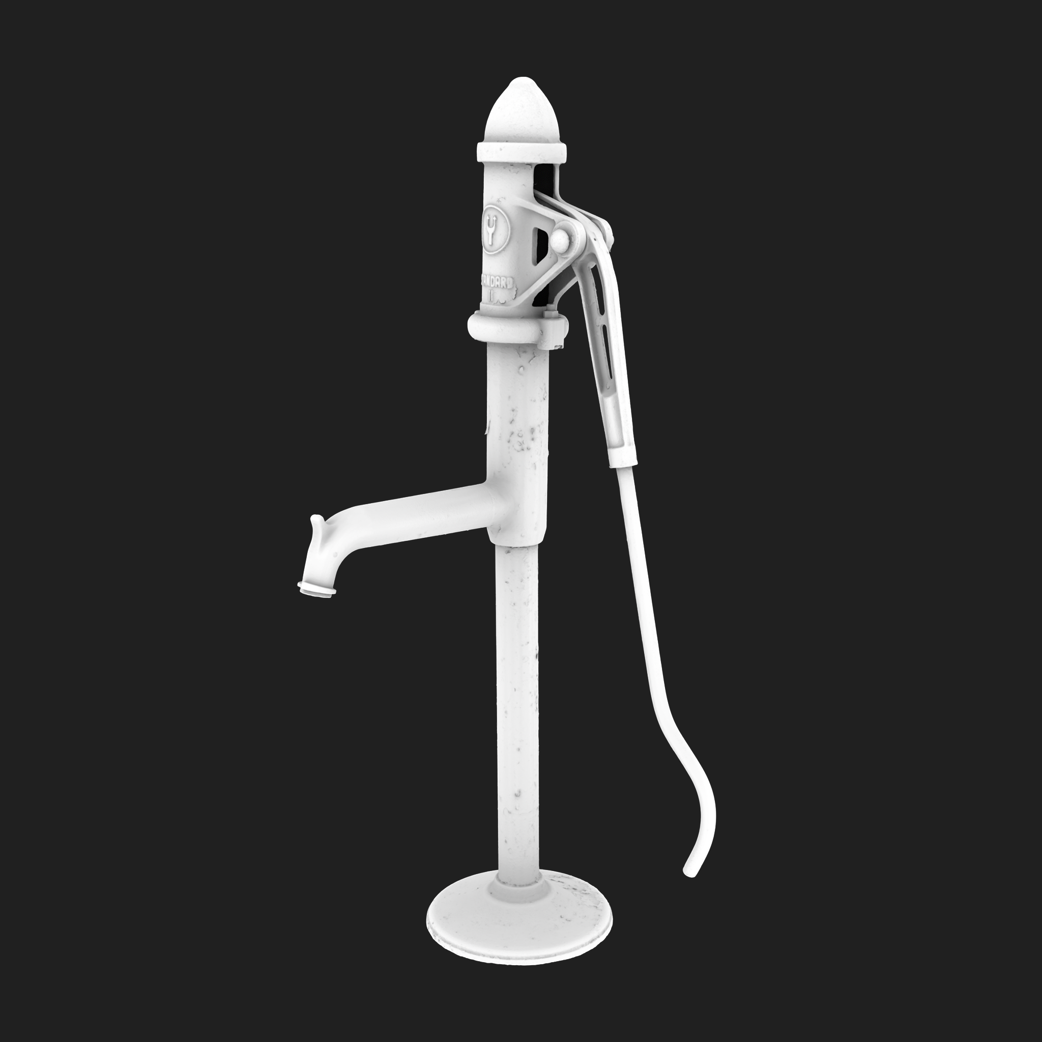 3D Vintage Hand Water Pump