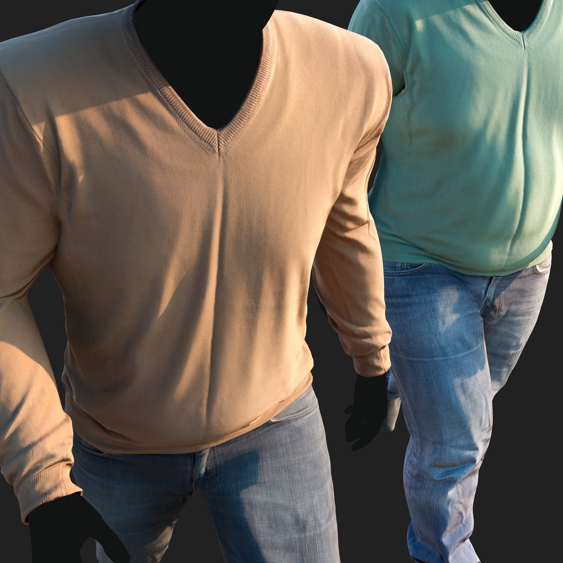 3D Clothing set of Men&