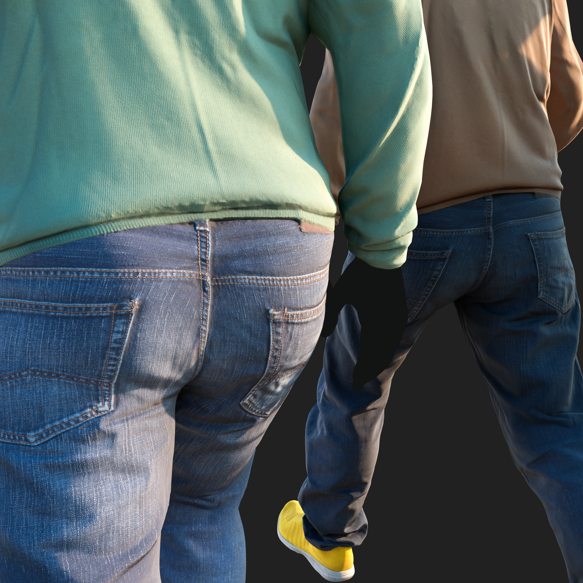 3D Clothing set of Men&