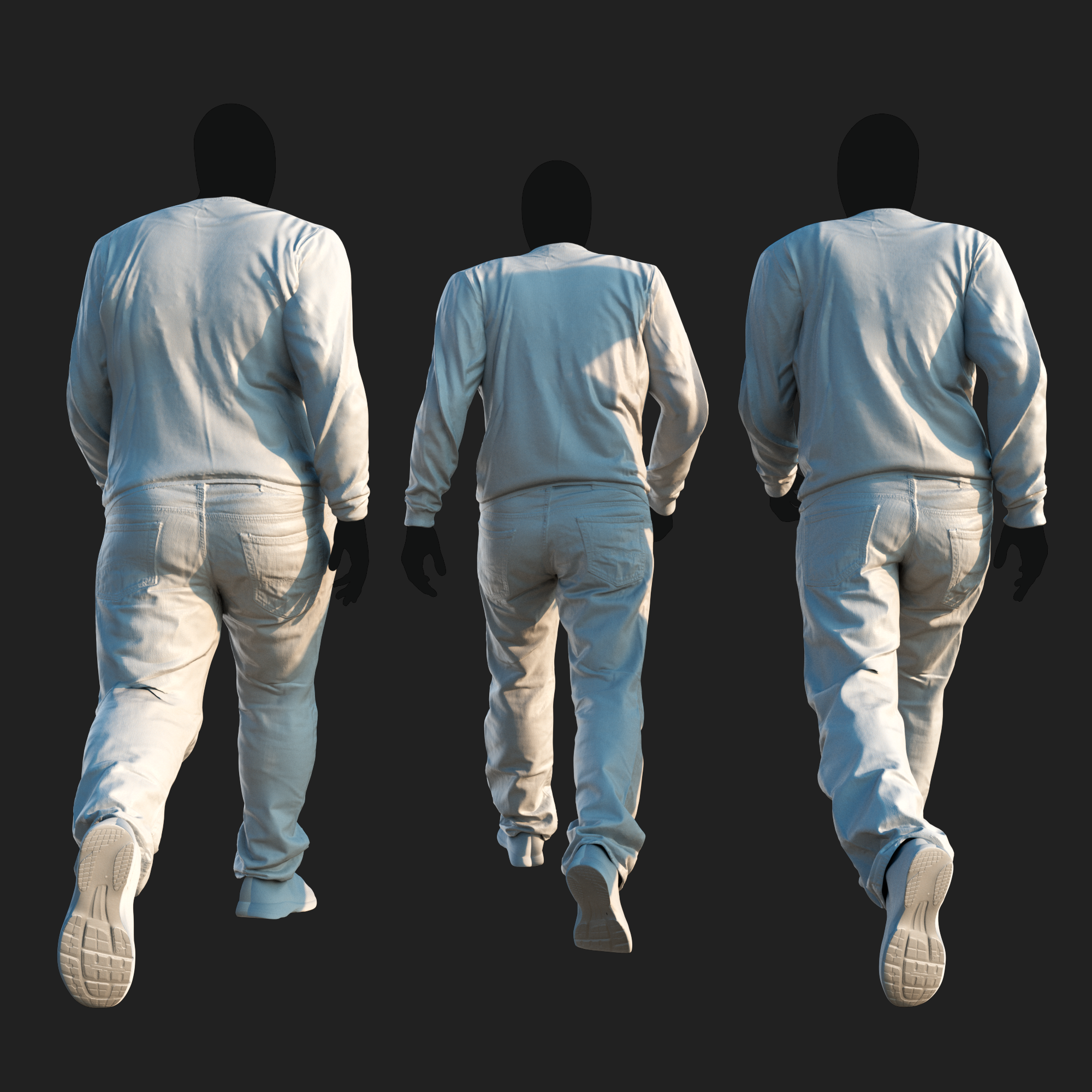 3D Clothing set of Men&