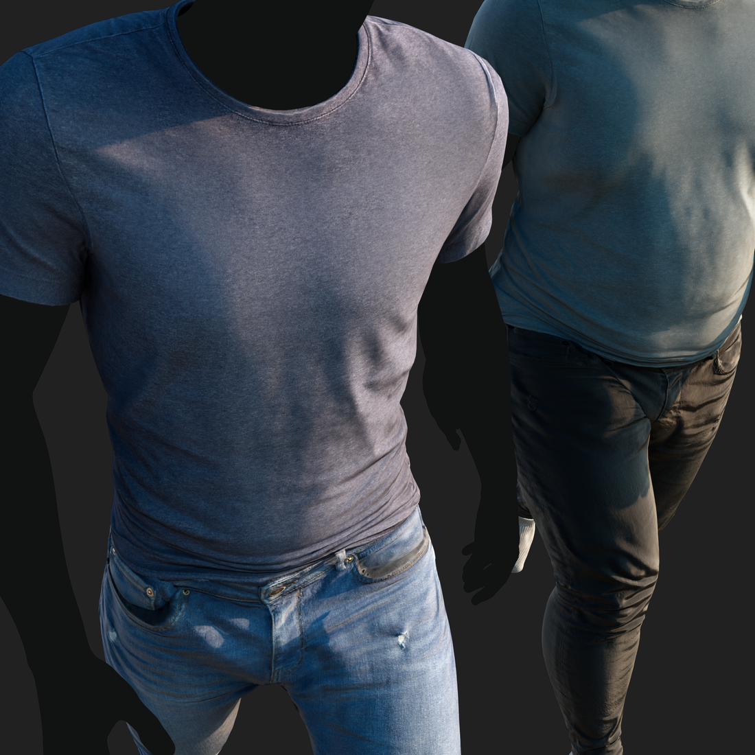 3D Clothing set of Men&