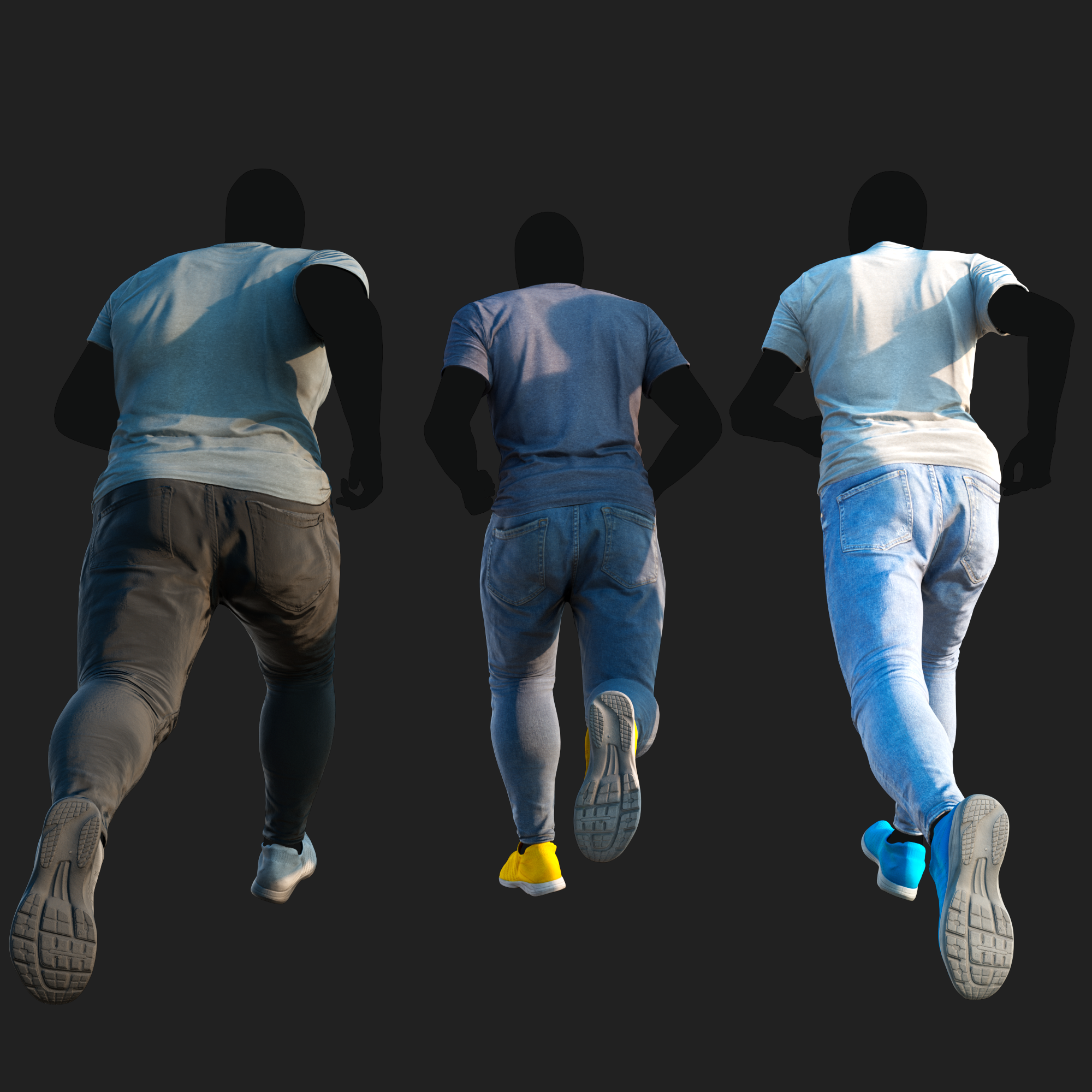 3D Clothing set of Men&