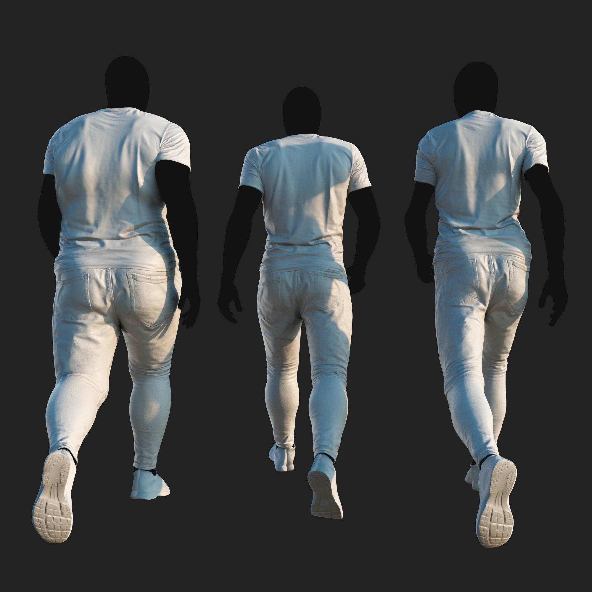 3D Clothing set of Men&