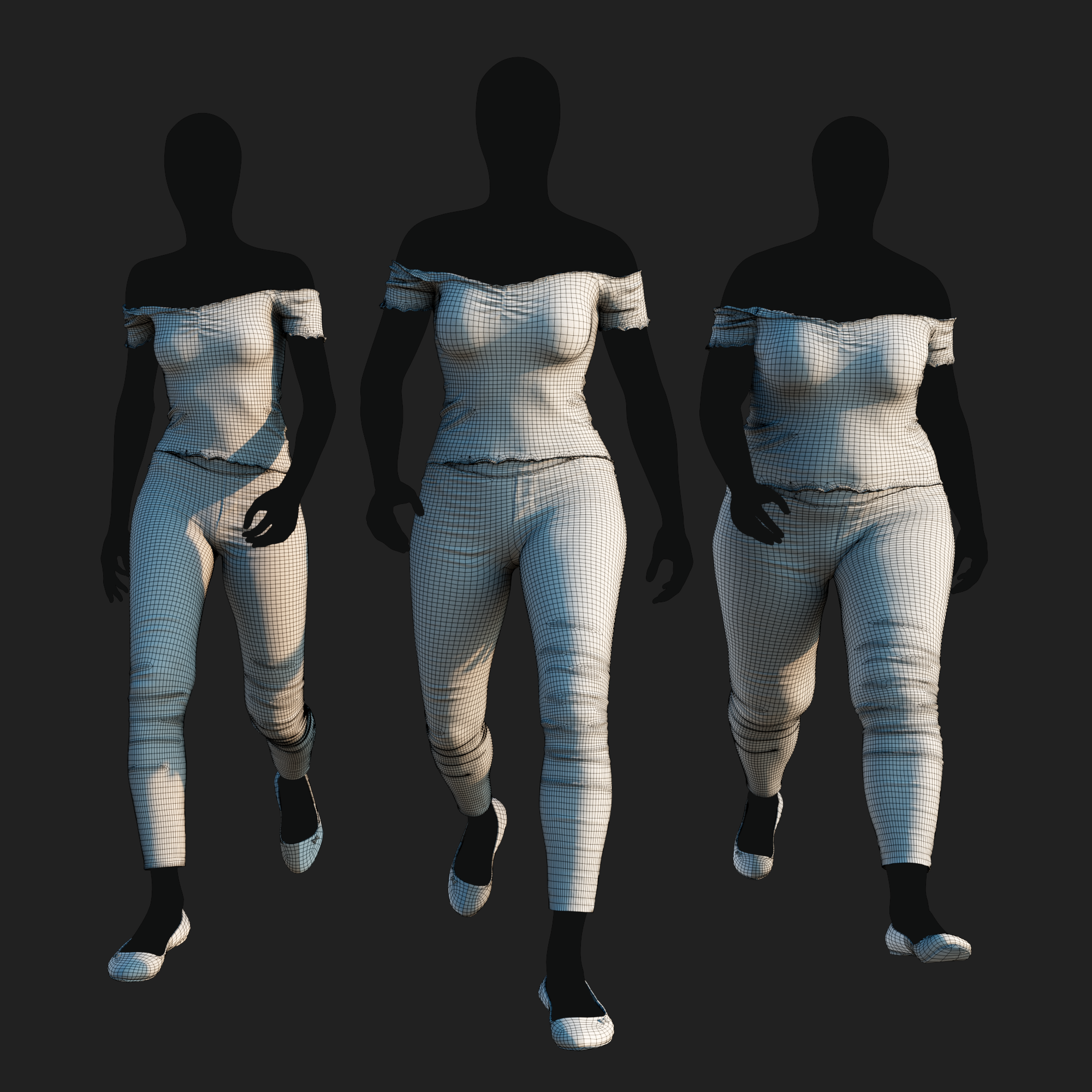 3D Model of Women&