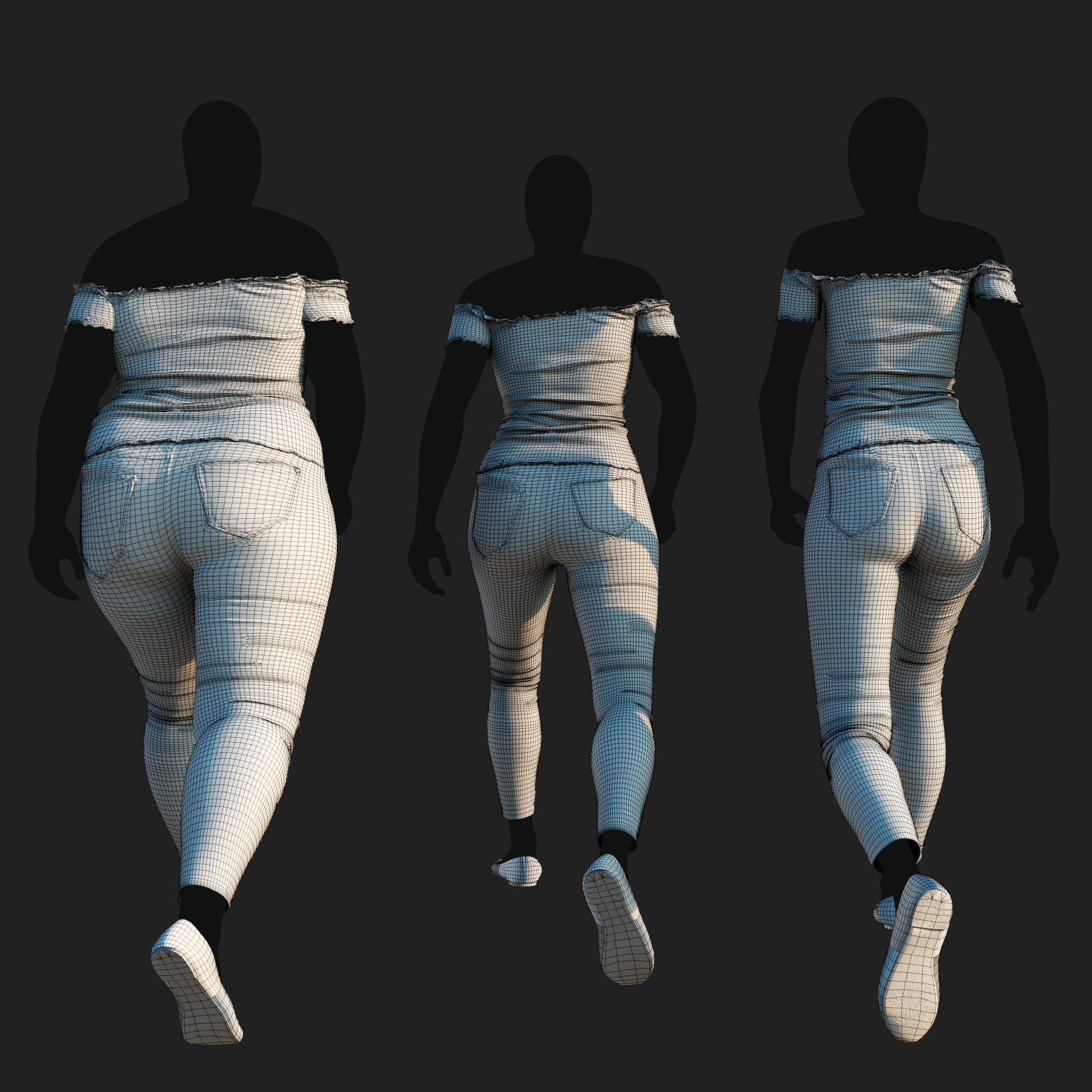 3D Model of Women&