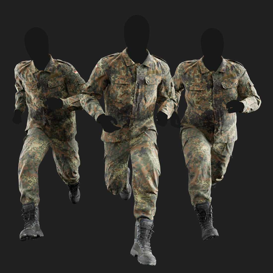 Army Design Model Military Uniform 3D Models | VR4D