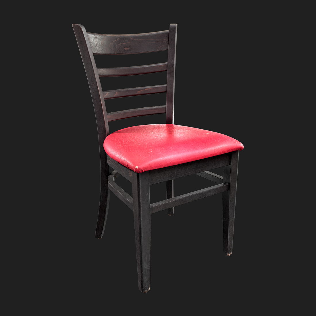 3D Brown Wooden Chair