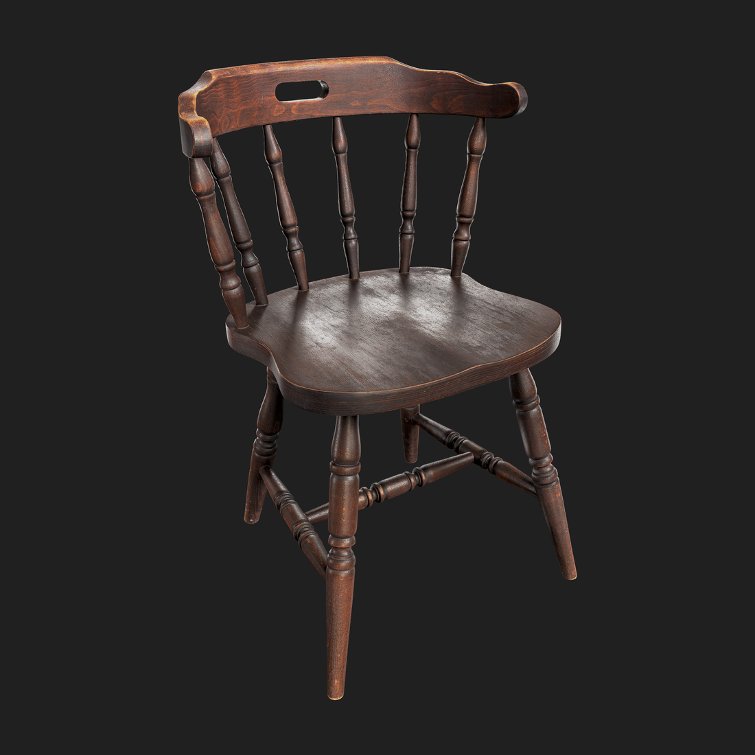 3D Model of Western Chair