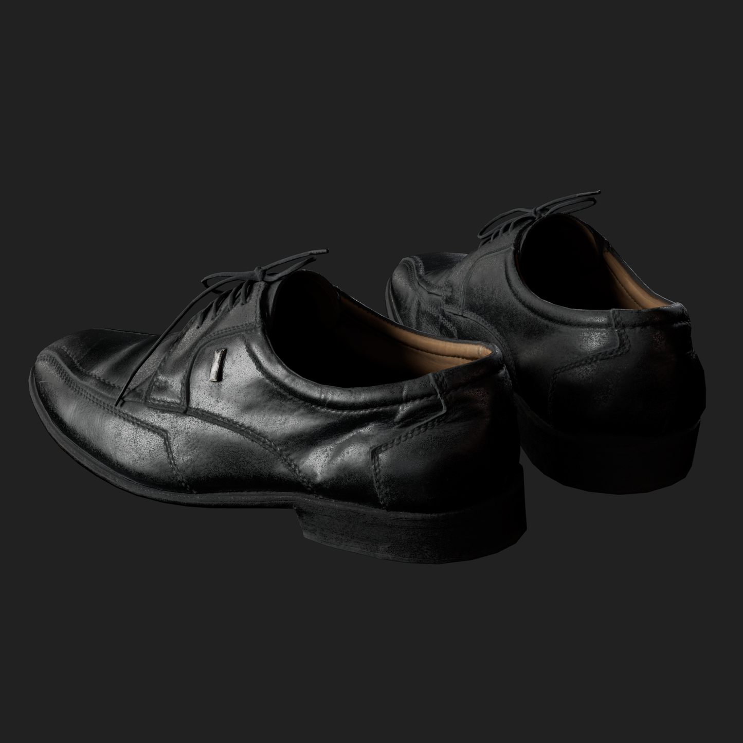 Men's Black Leather Shoes