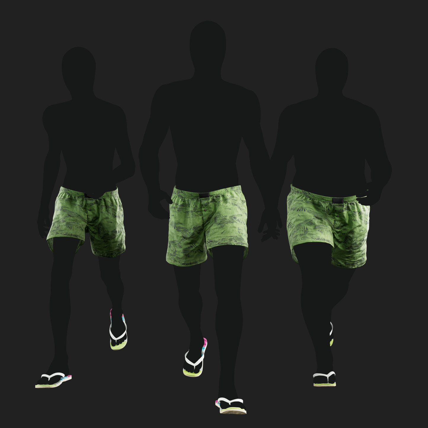 Men's Green Shorts