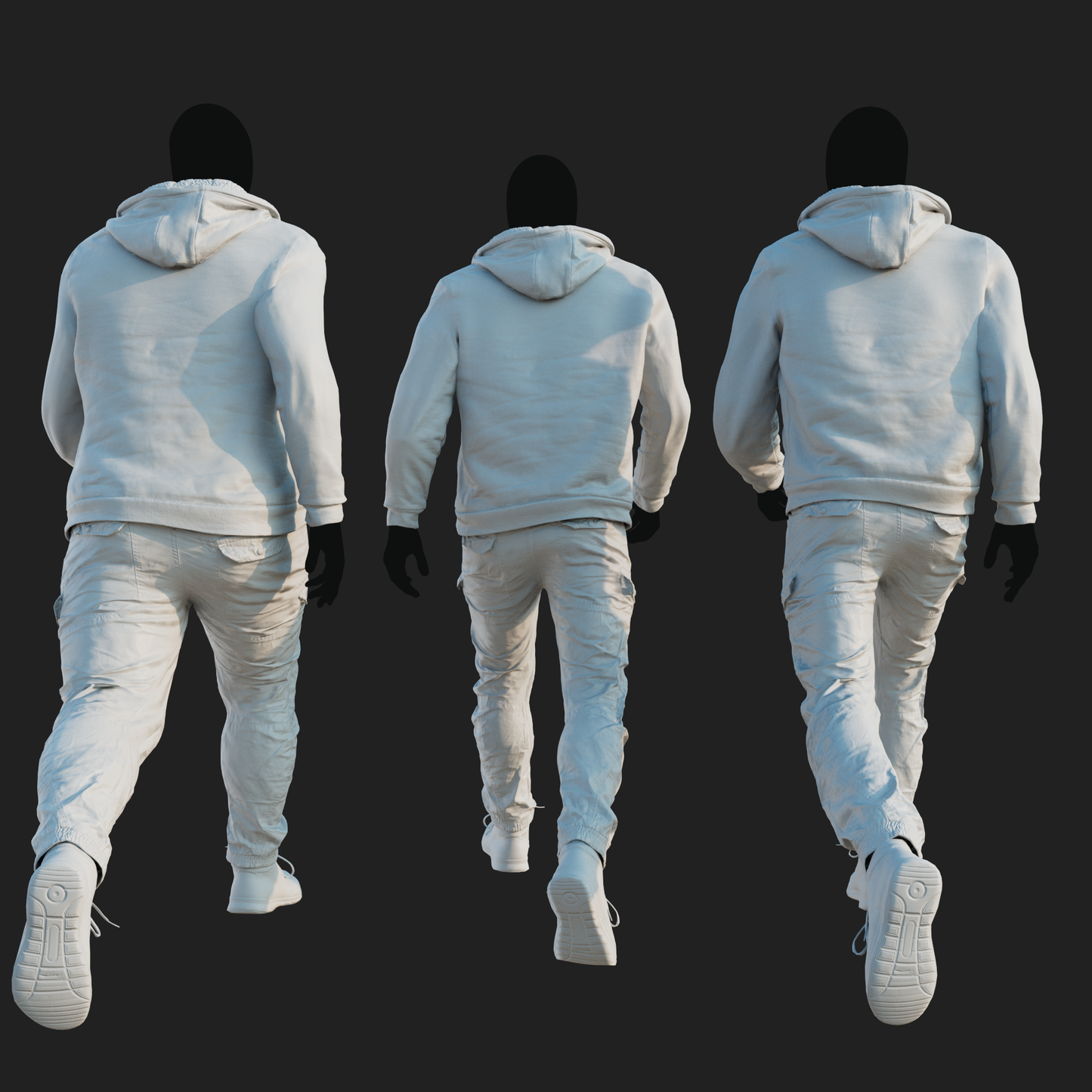Men's Hoodie & Camouflage Trousers Outfit