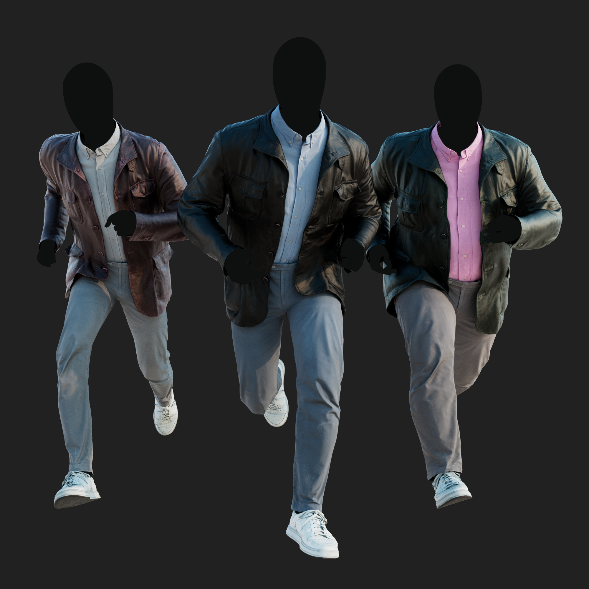 3D Clothing set Men&