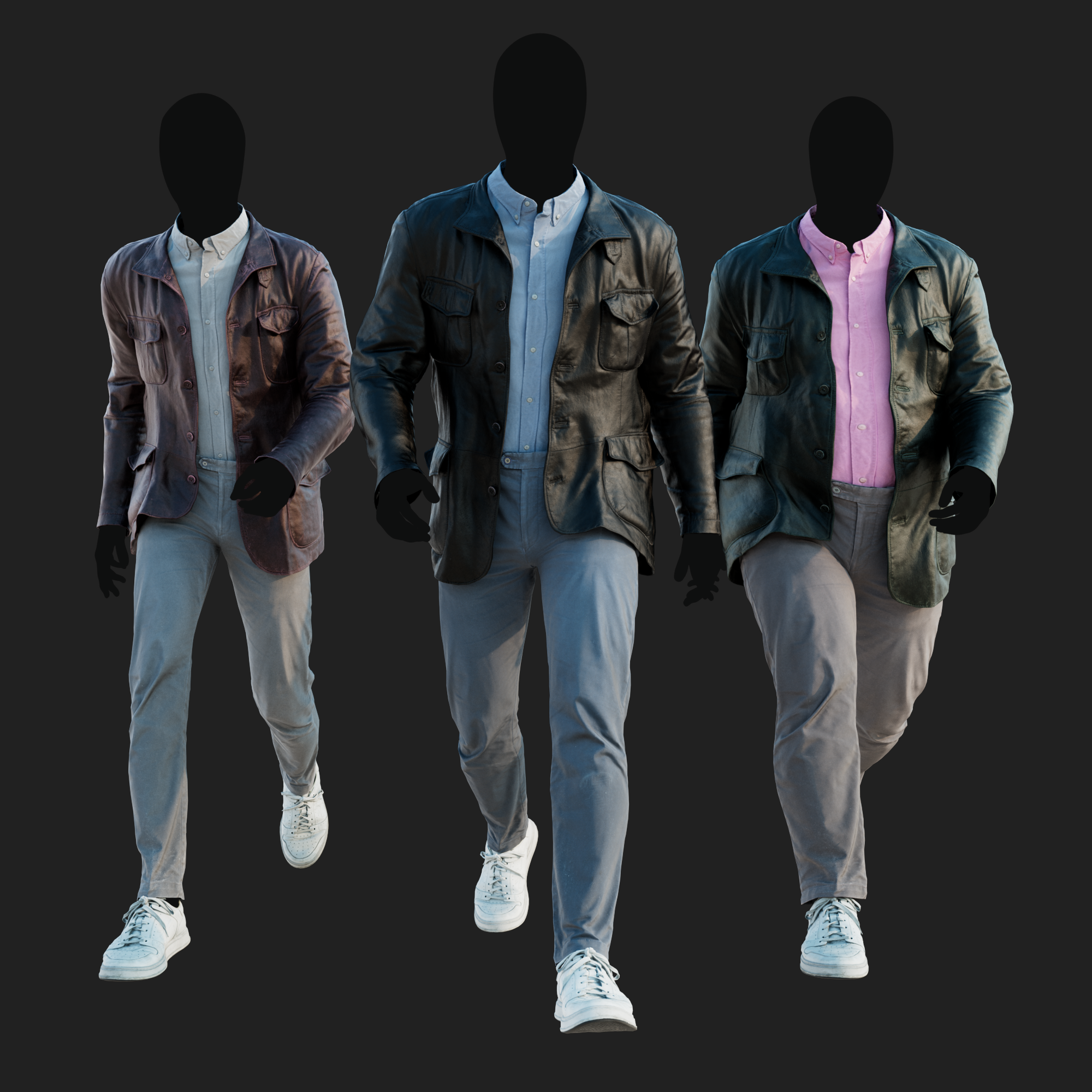 3D Clothing set Men&