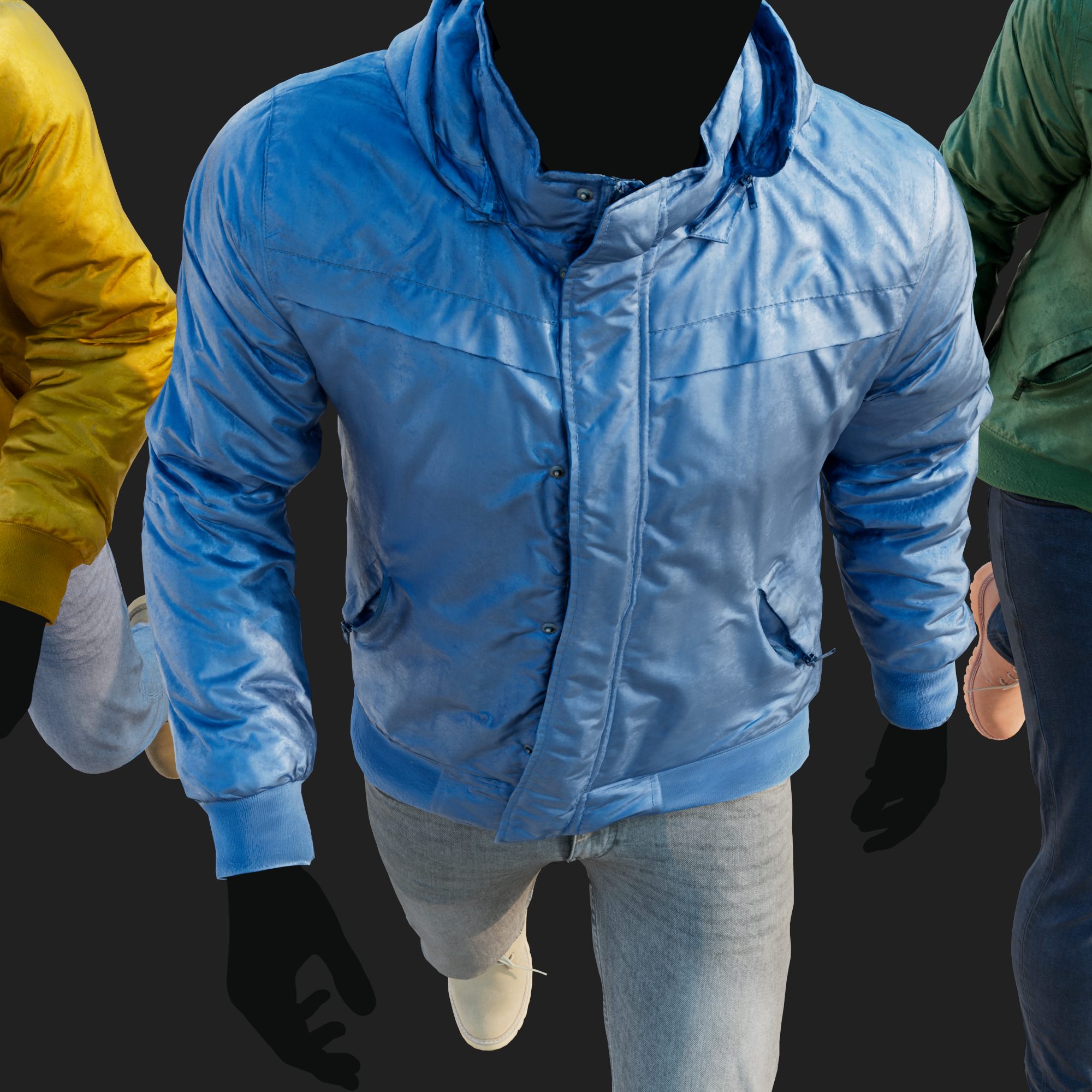 3D Clothing set of Men&