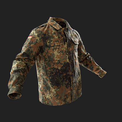 3D Model of German Military Jacket
