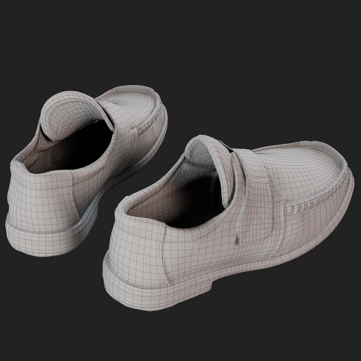 Men's Black Moccasins
