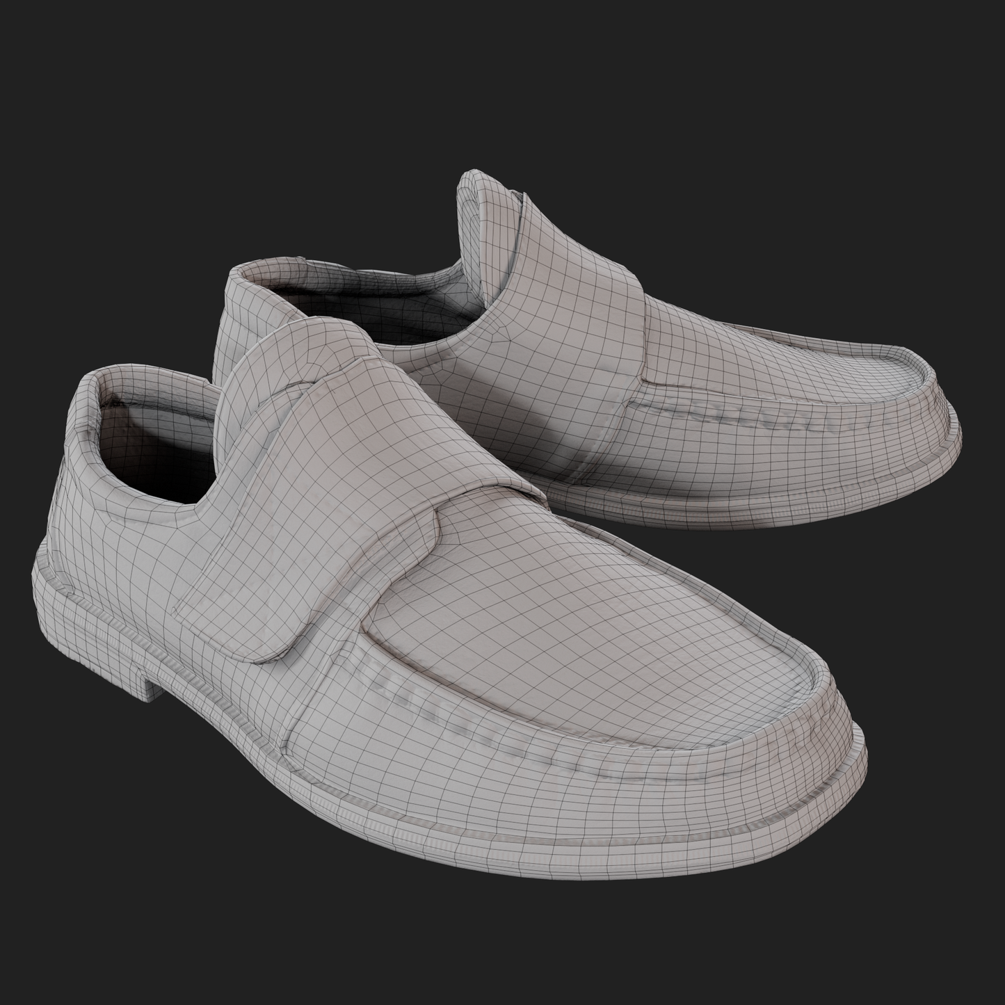Men's Black Moccasins