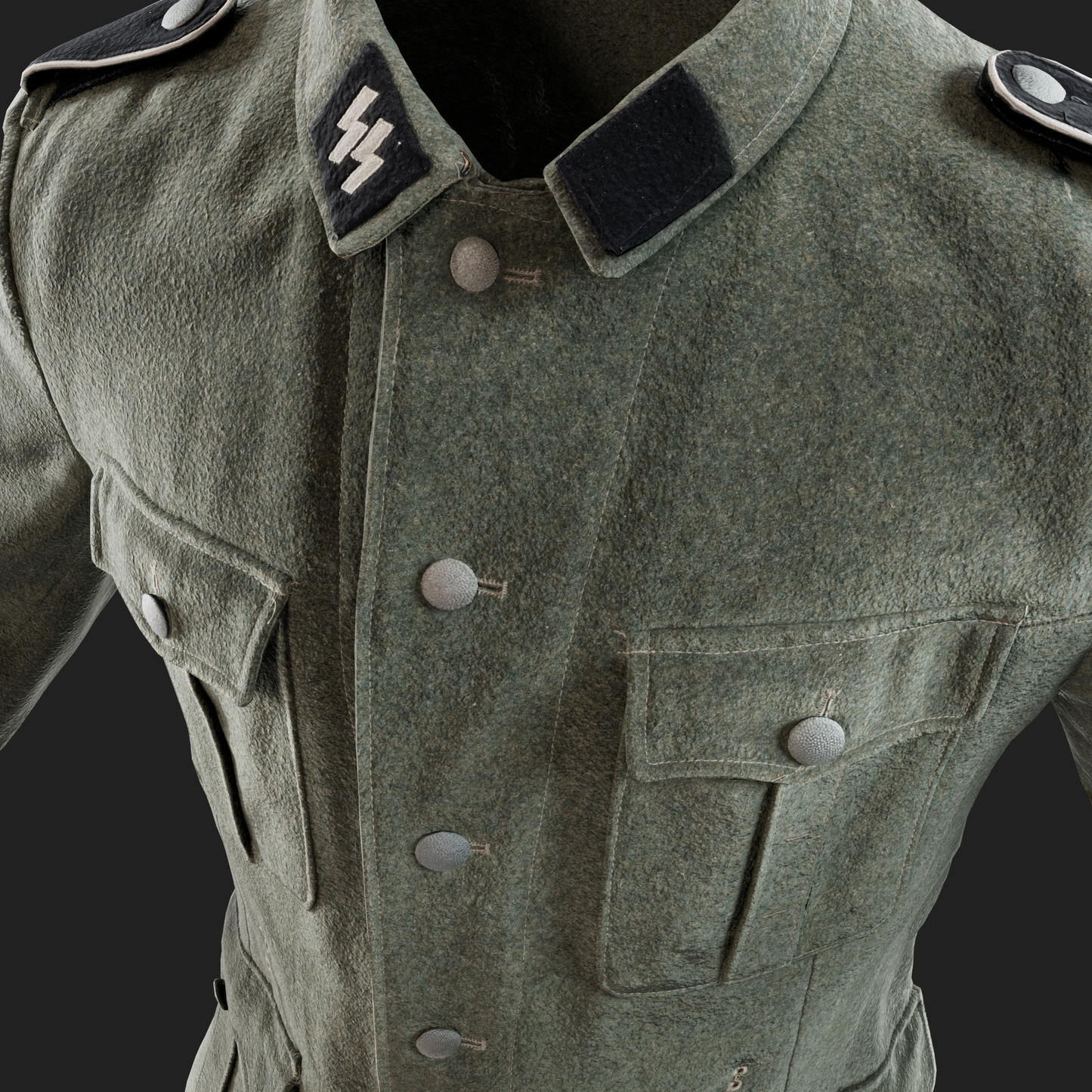 Men's German M40 Feldgrau Jacket