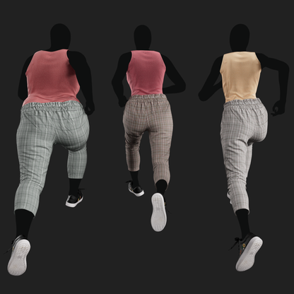 3D Clothes: Tank Top &amp; Trousers