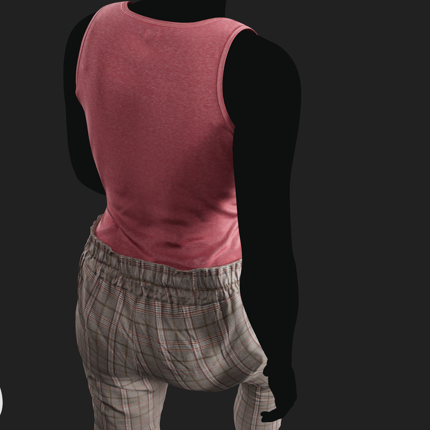 3D Clothes: Tank Top &amp; Trousers