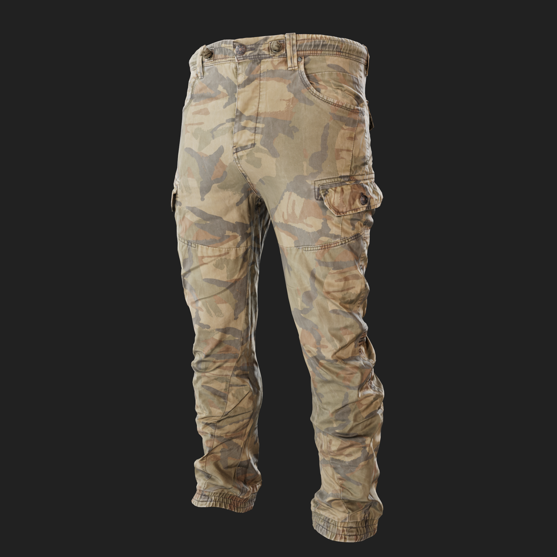 3D Model of Military Trousers created thought Photogrammetry Scan