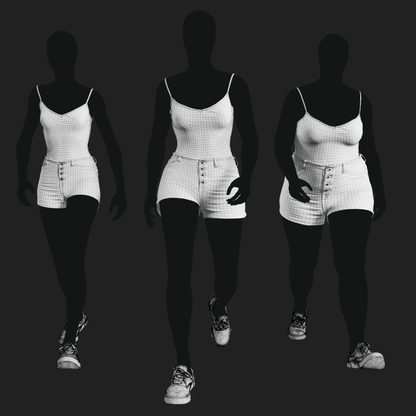 Realistic Scan of Clothes: Women&
