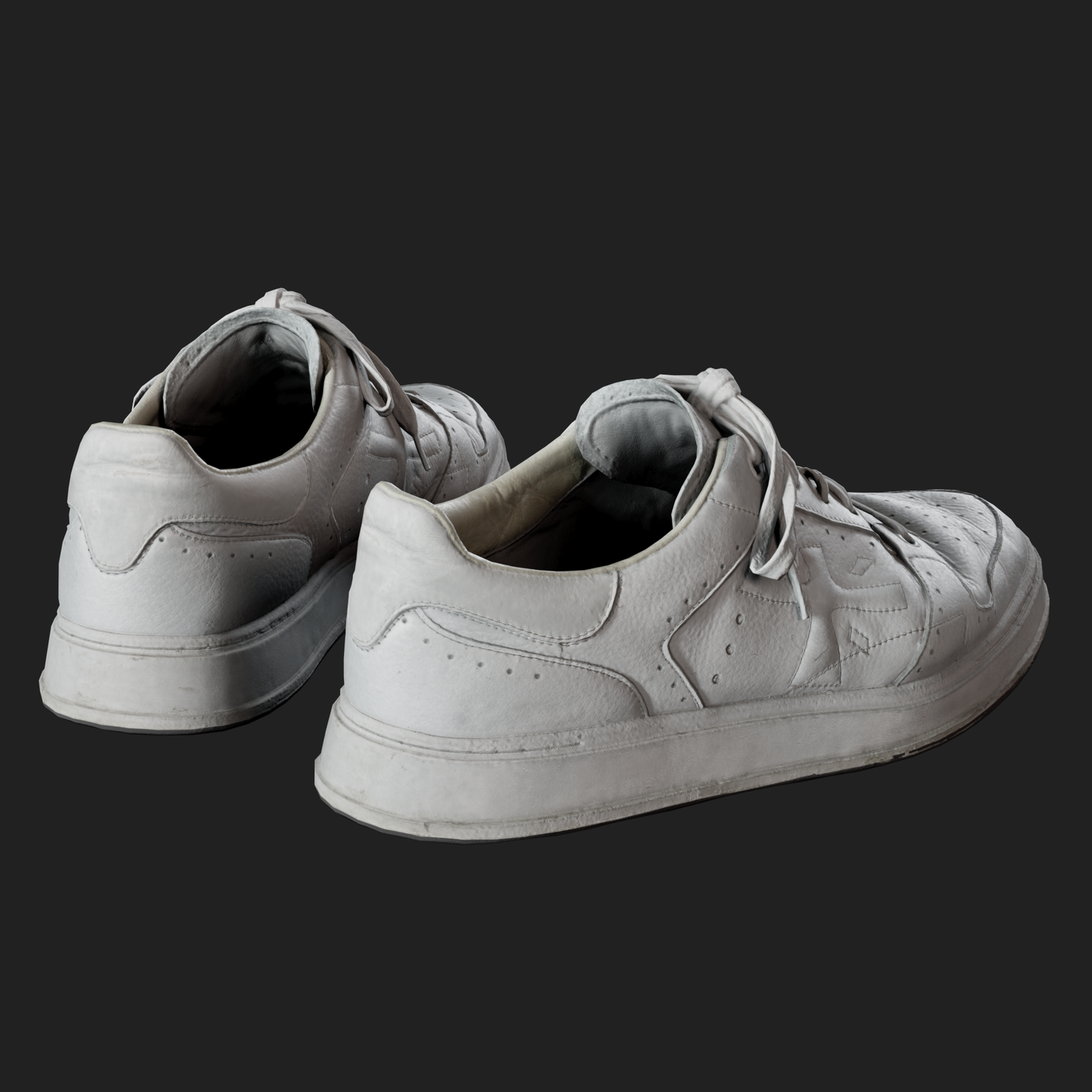 White Leather Sneakers
