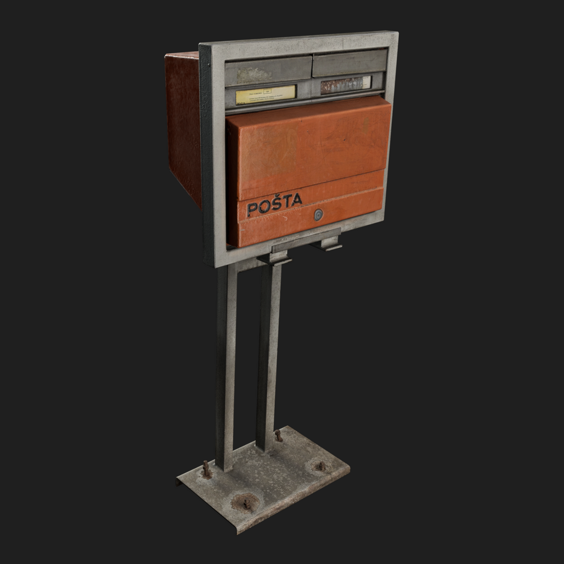 3D Props: Mail Box Orange