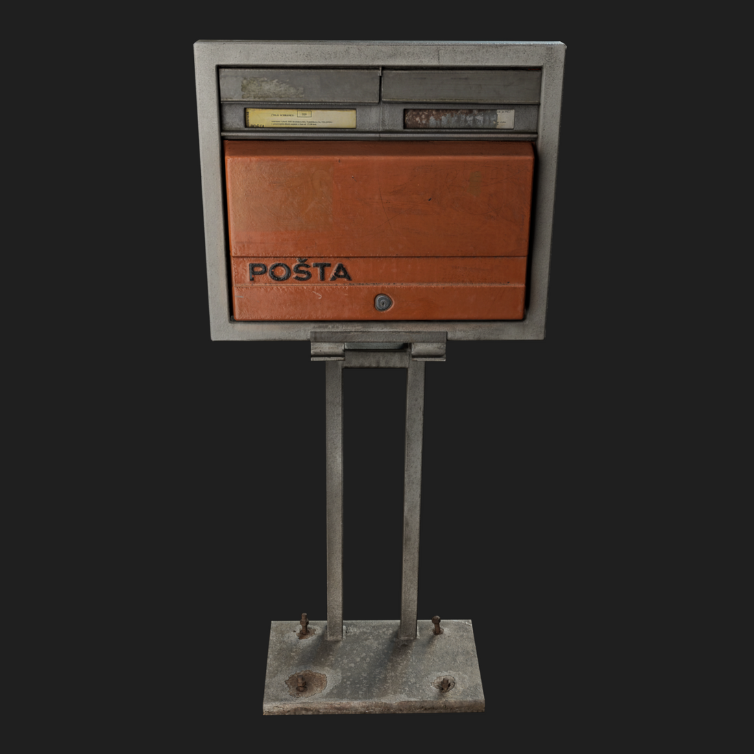 3D Props: Mail Box Orange