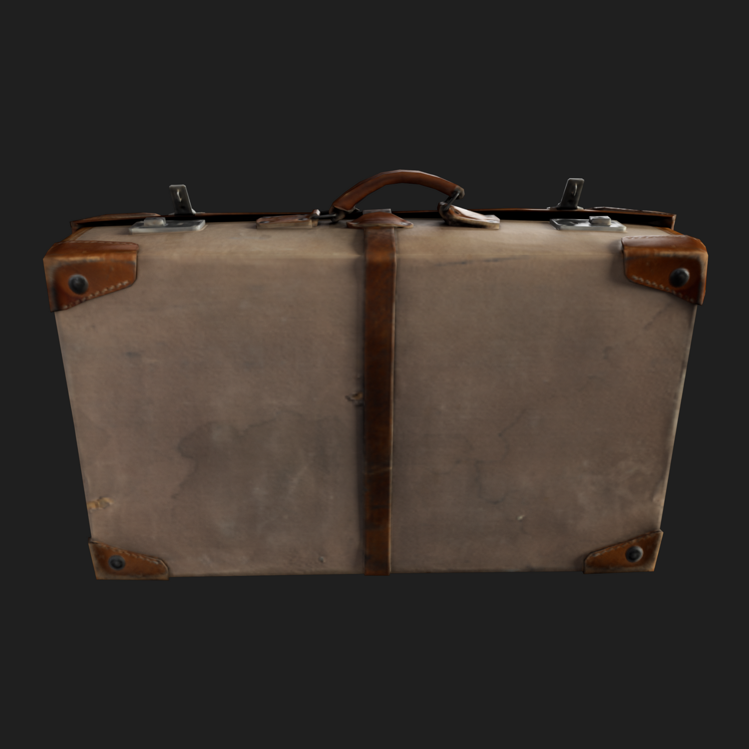 3D Travel Vintage Suitcase