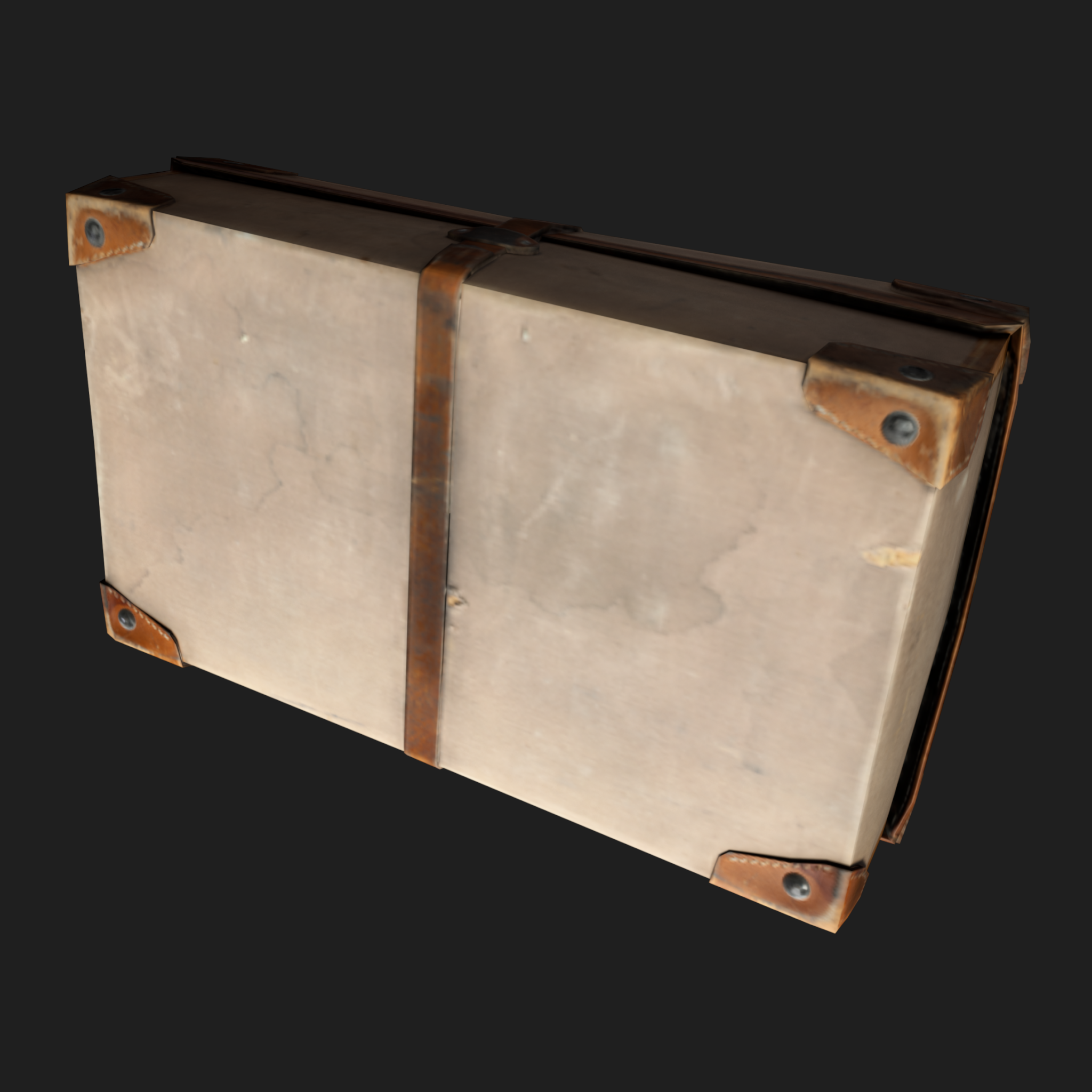 3D Travel Vintage Suitcase