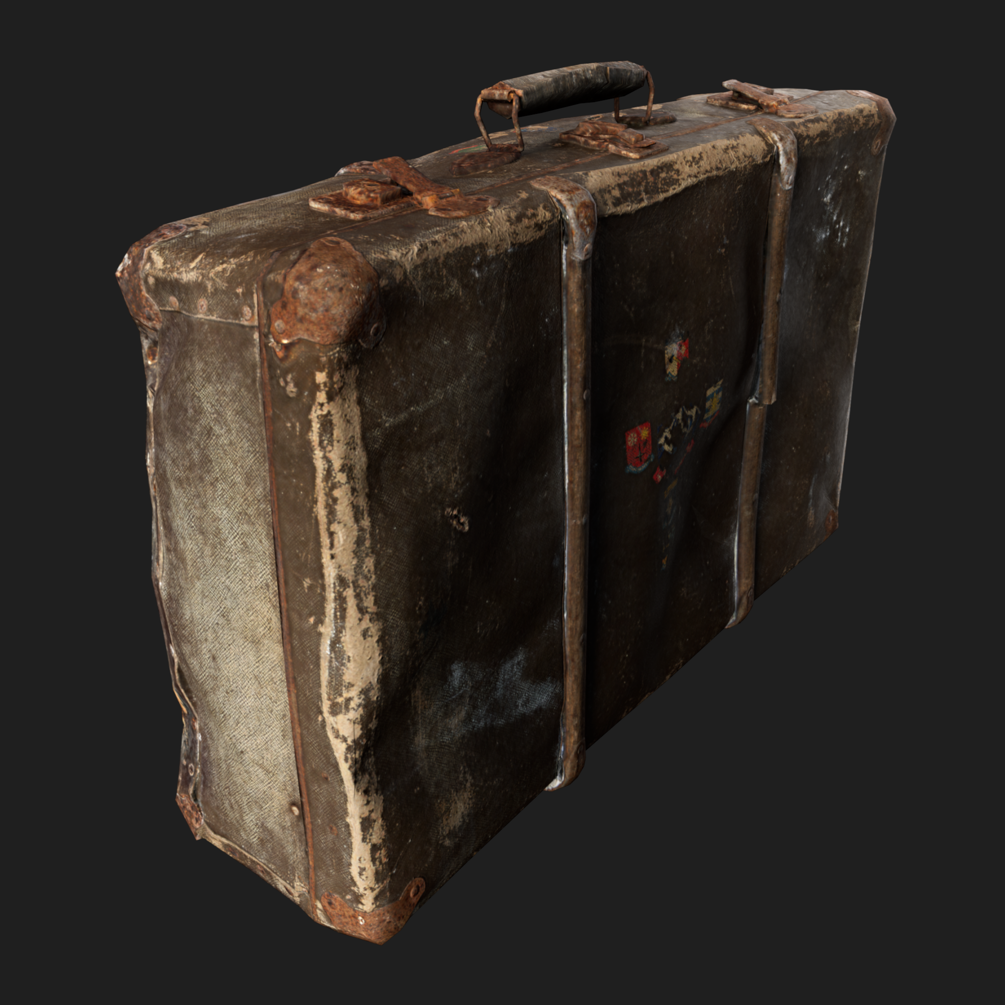 3D Props: Suitcase World War 2