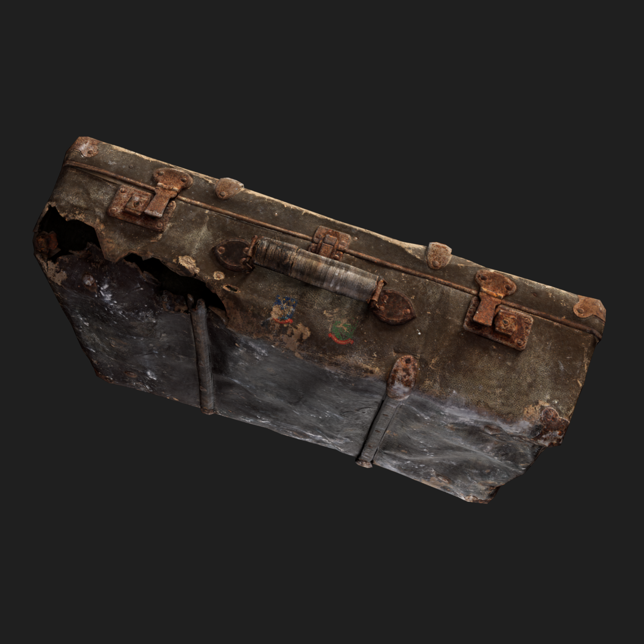 3D Props: Suitcase World War 2